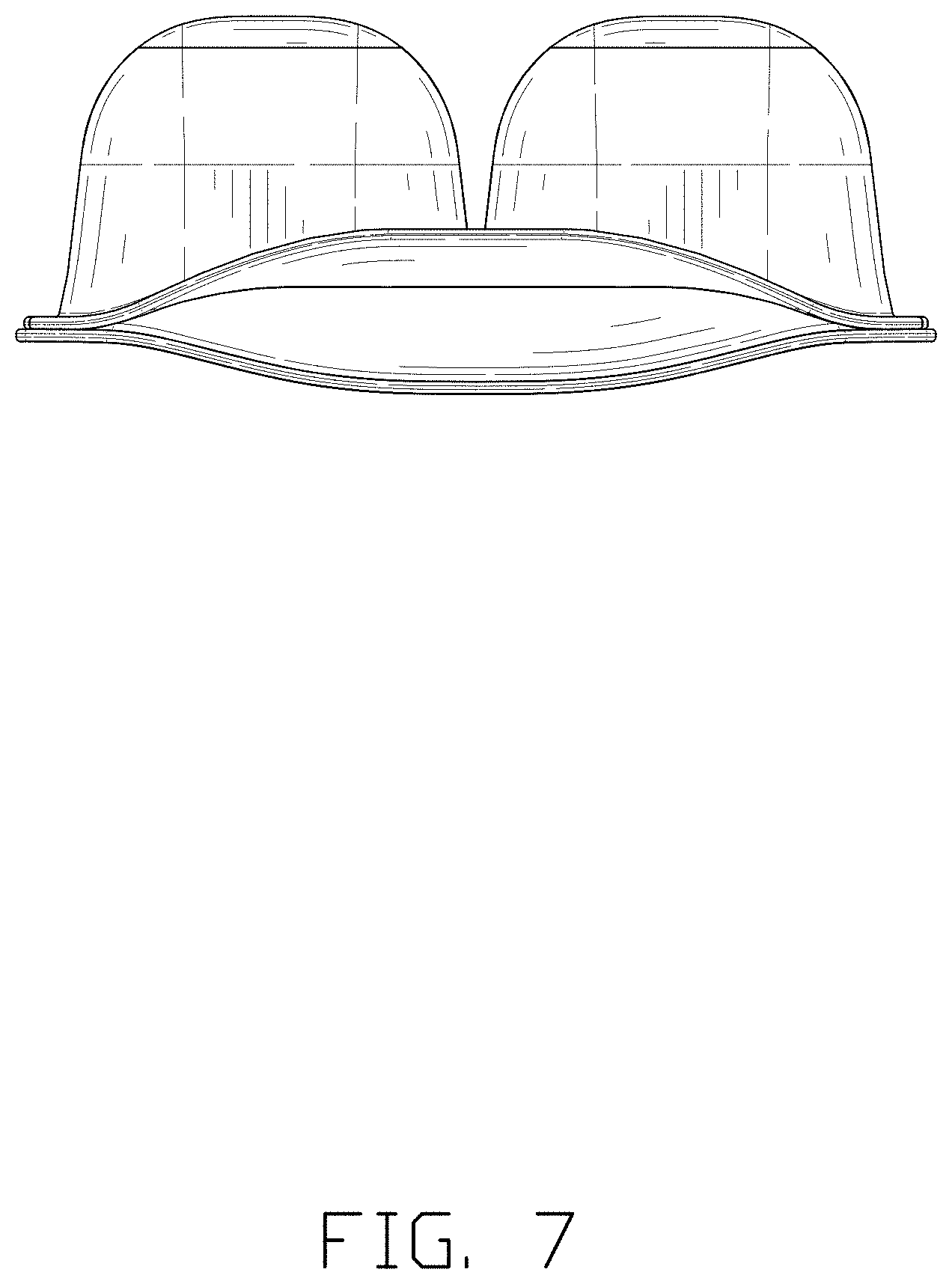 Patent USD1000490 Figure 7 – Ice cube tray