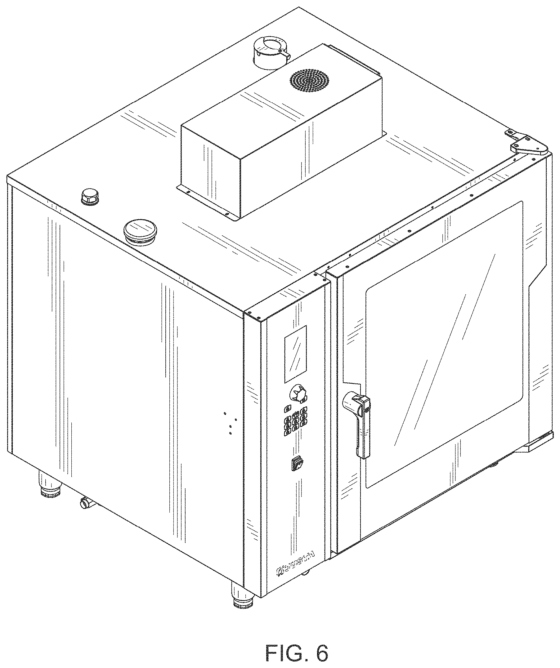 Patent USD1000494 Figure 6 – Oven