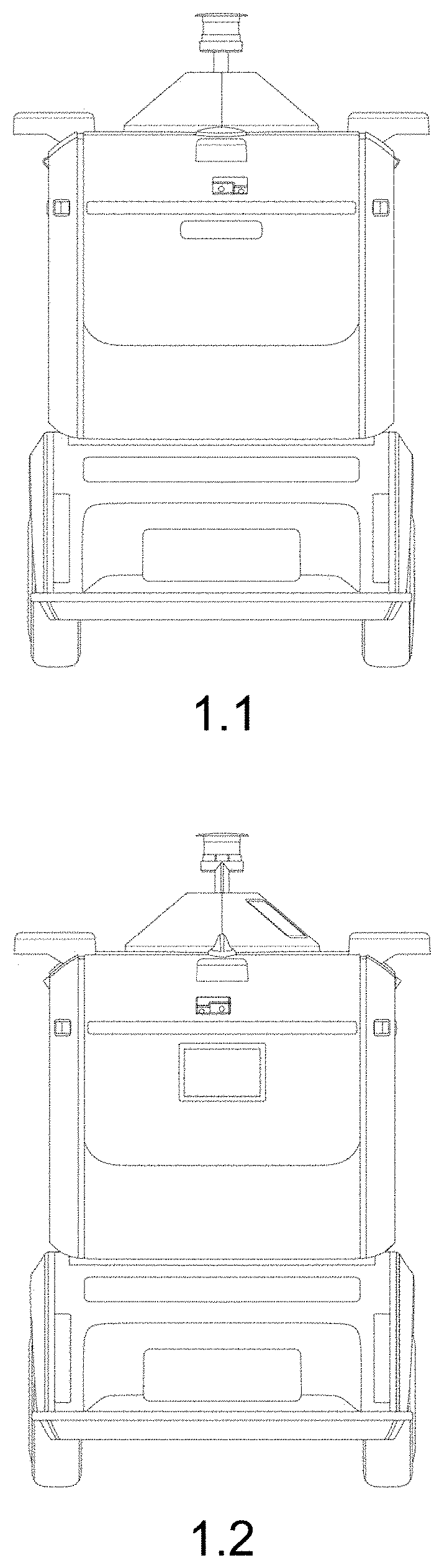 Patent USD1000495 — Distribution robot — Figure 1