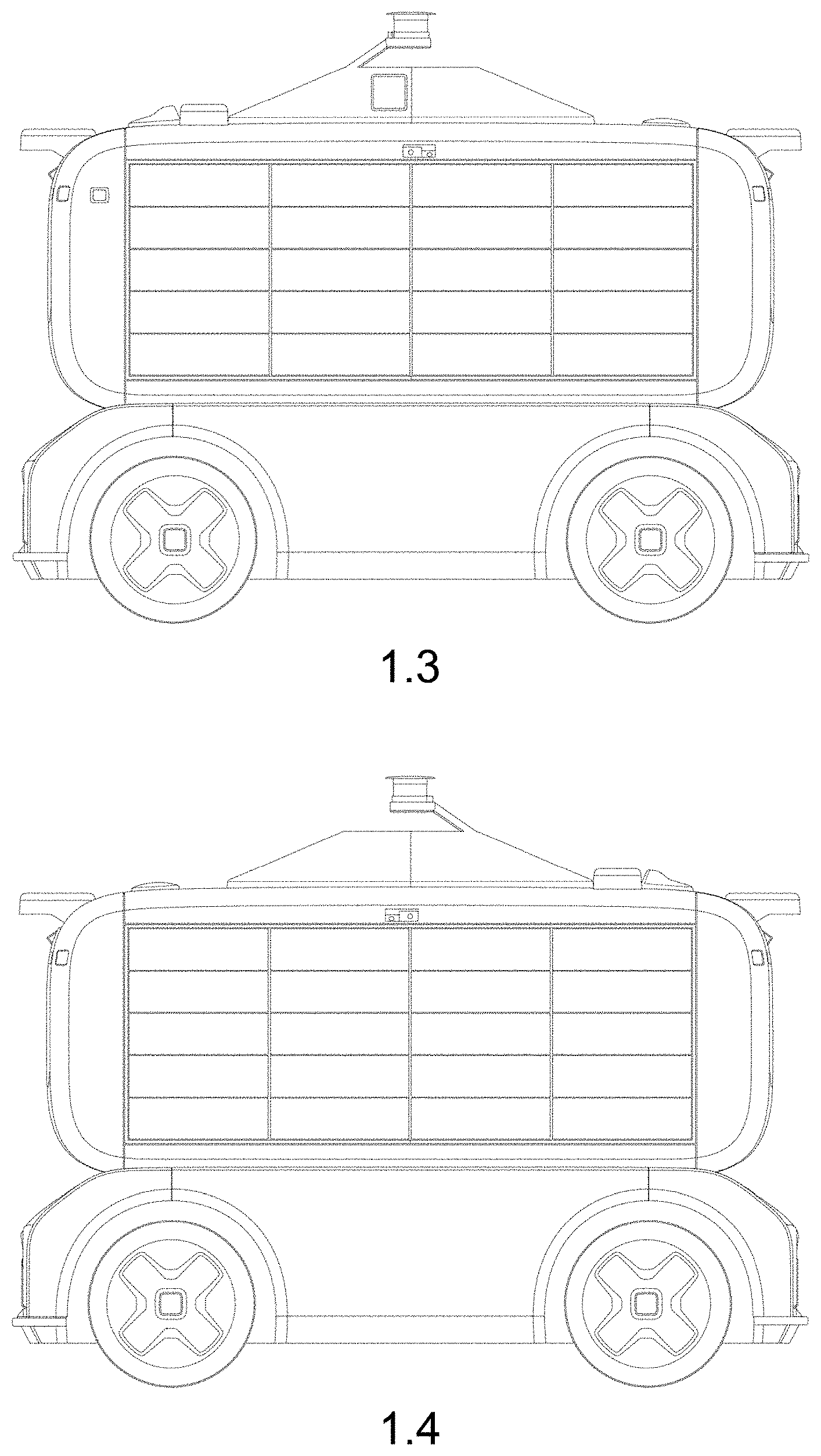 Patent USD1000495 Figure 2 – Distribution robot