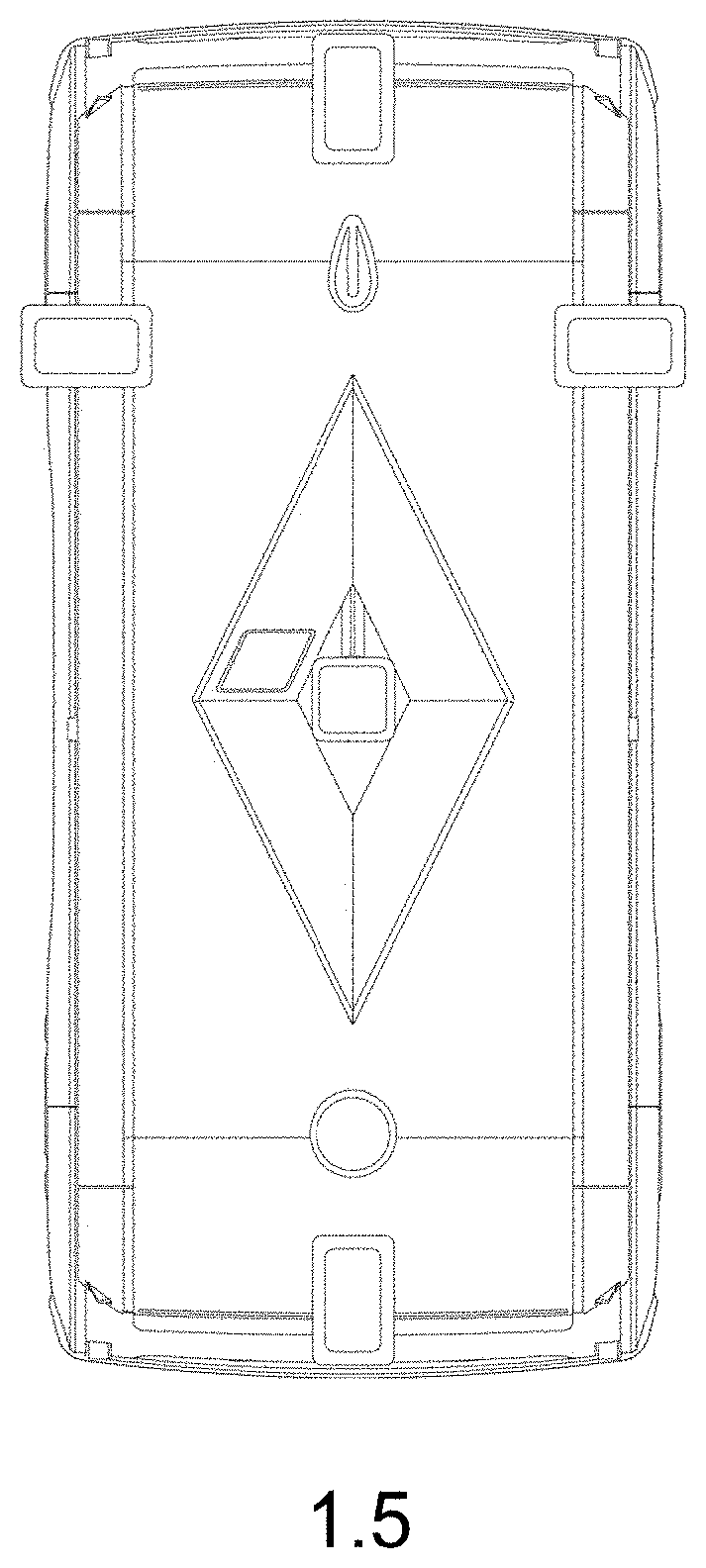 Patent USD1000495 Figure 3 – Distribution robot