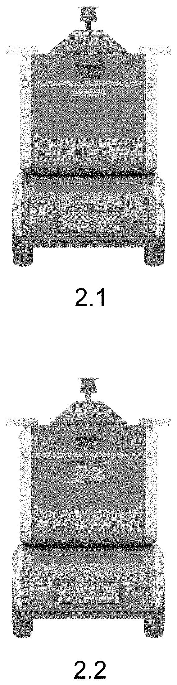 Patent USD1000495 Figure 6 – Distribution robot