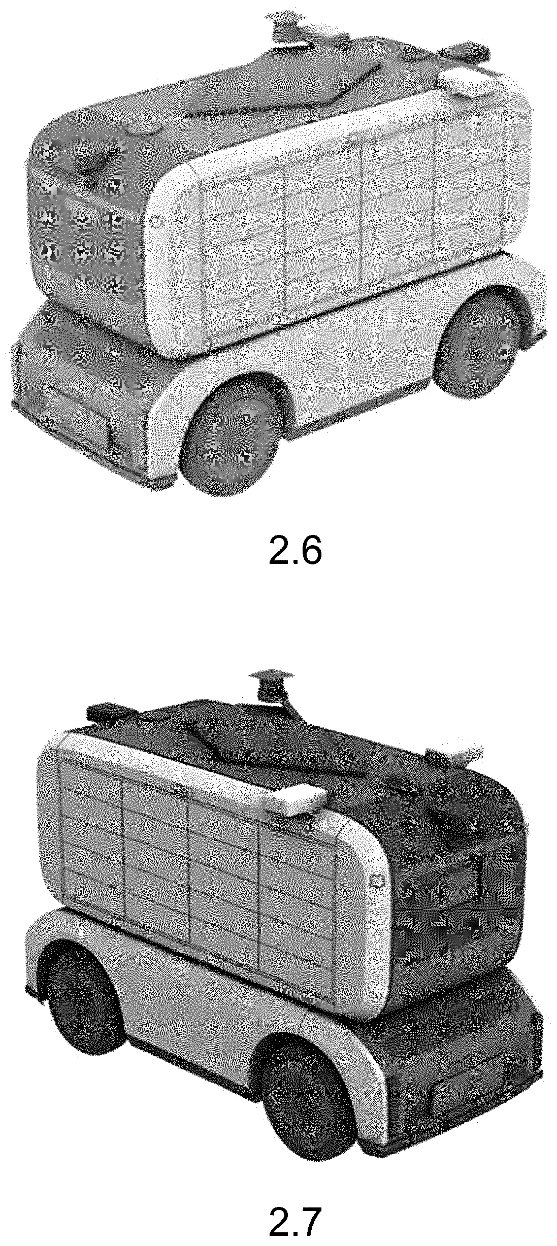 Patent USD1000495 Figure 9 – Distribution robot