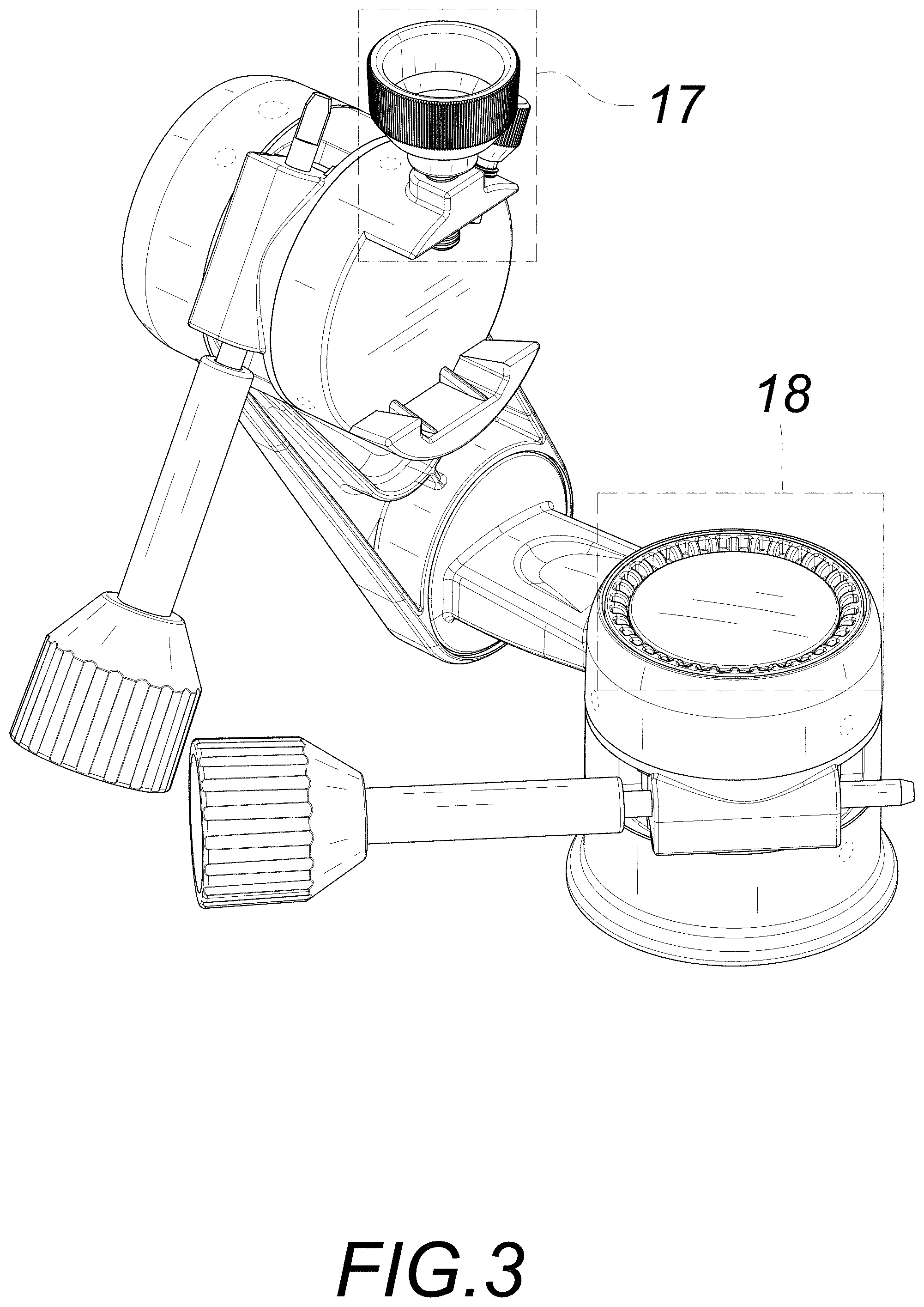 Patent USD1000496 Figure 3 – Astronomical telescope altazimuth mount