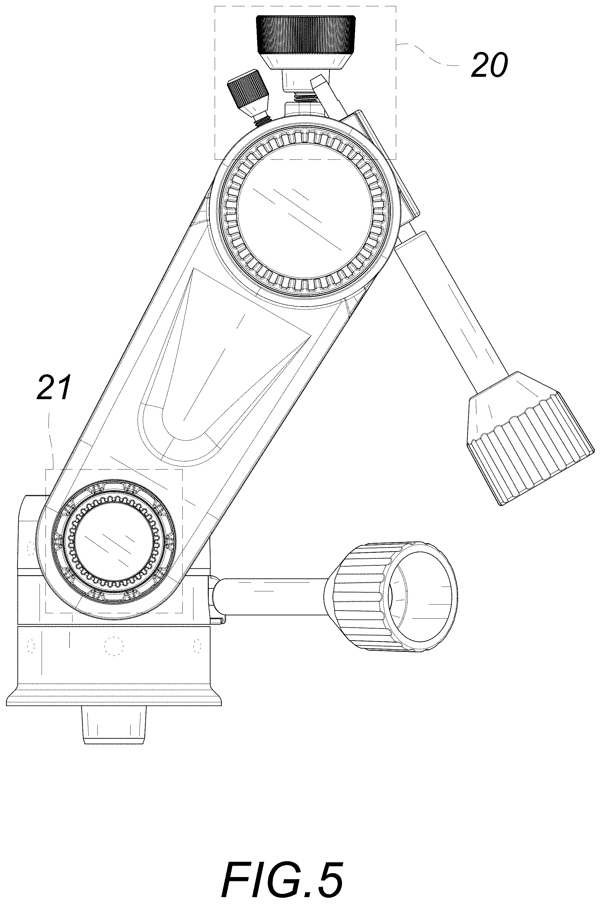 Patent USD1000496 Figure 5 – Astronomical telescope altazimuth mount