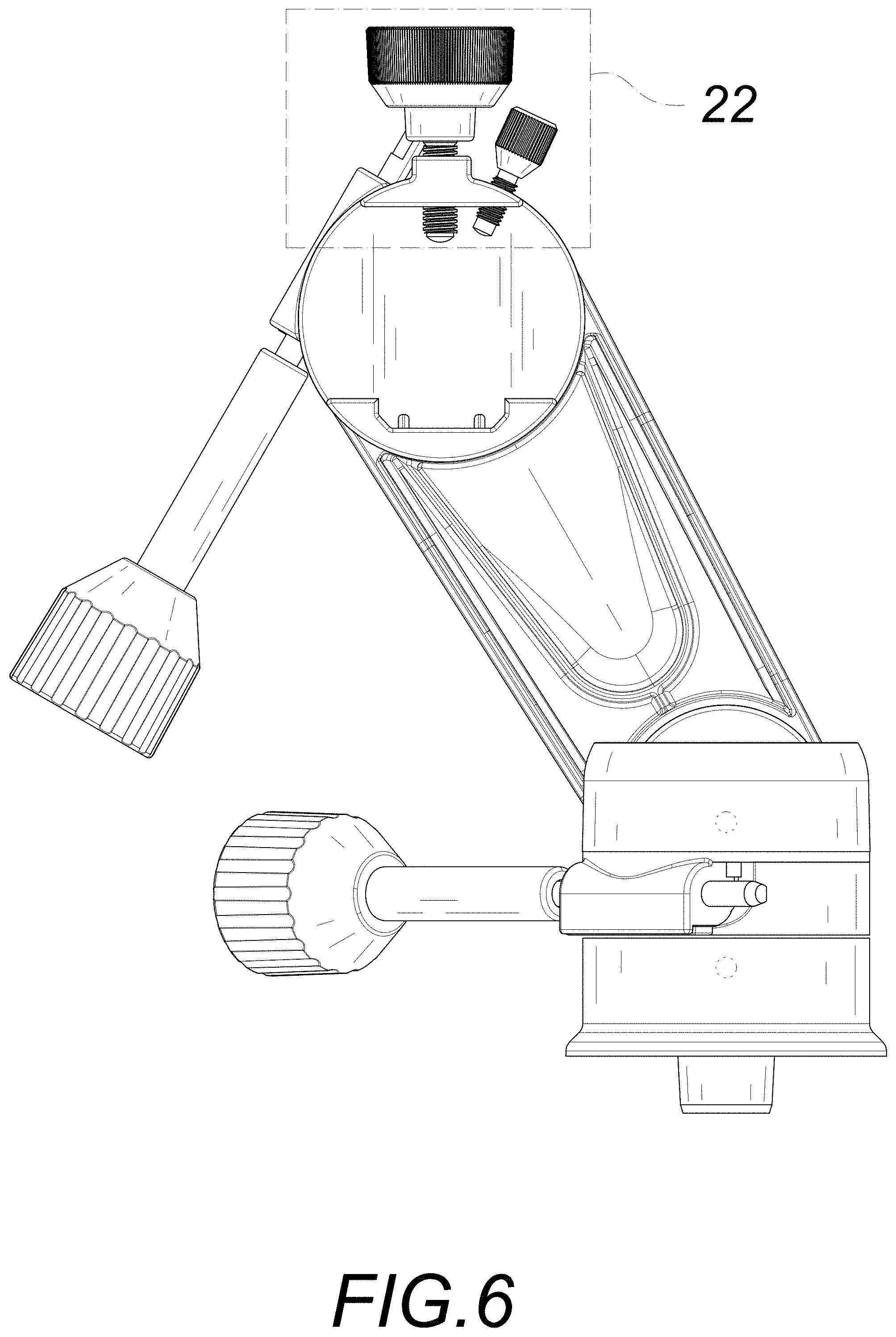 Patent USD1000496 Figure 6 – Astronomical telescope altazimuth mount