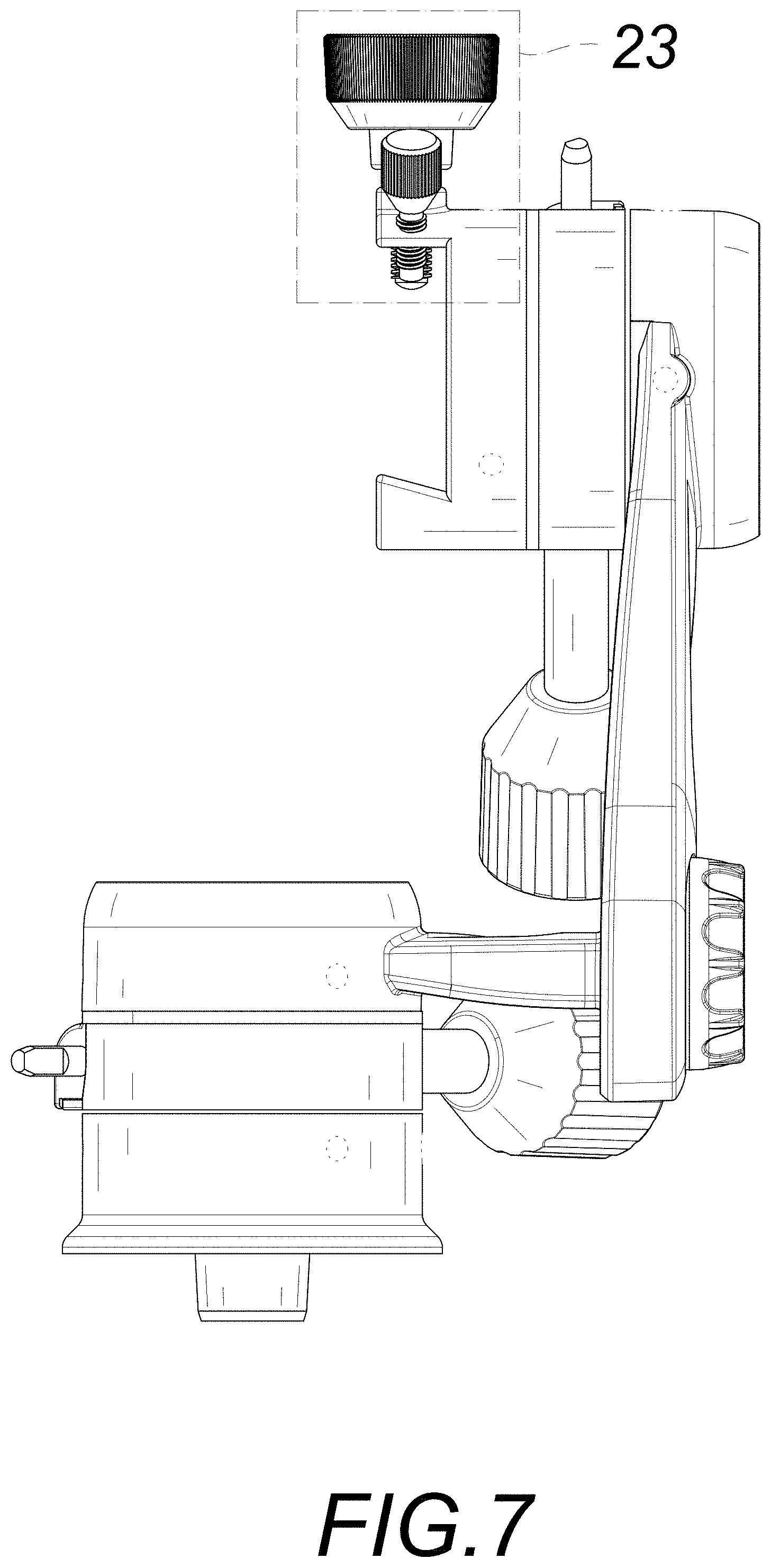 Patent USD1000496 Figure 7 – Astronomical telescope altazimuth mount