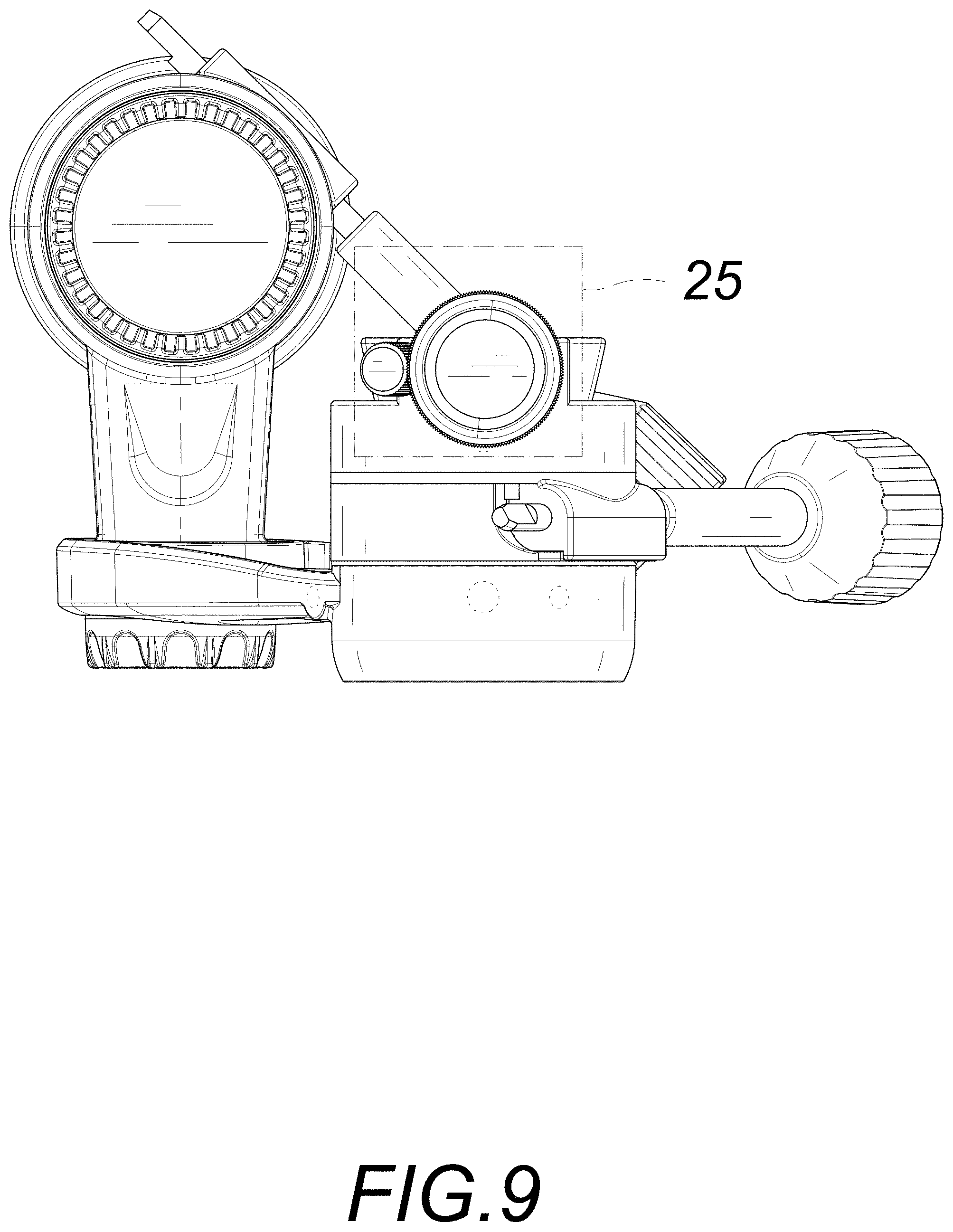 Patent USD1000496 Figure 9 – Astronomical telescope altazimuth mount