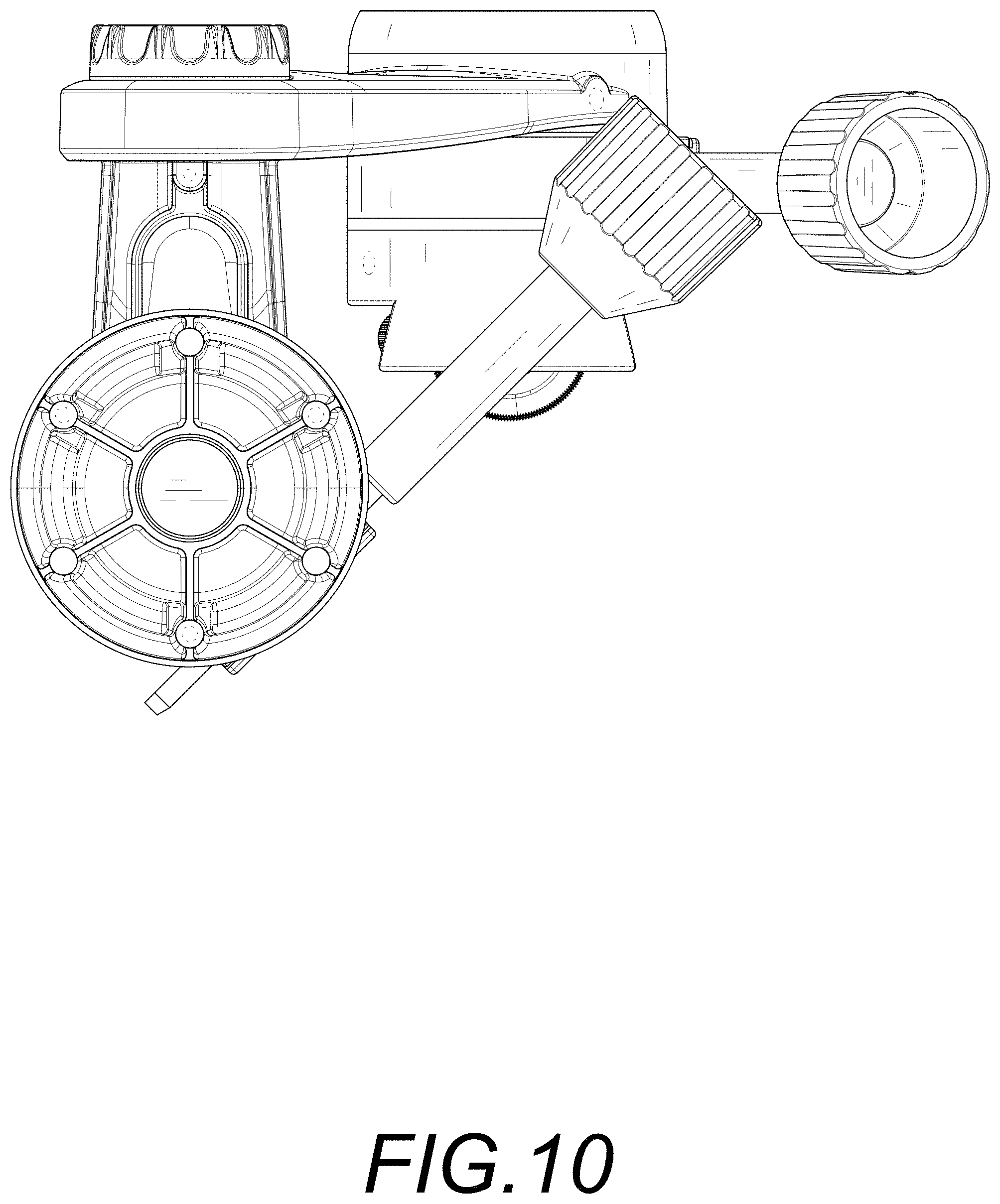 Patent USD1000496 Figure 10 – Astronomical telescope altazimuth mount