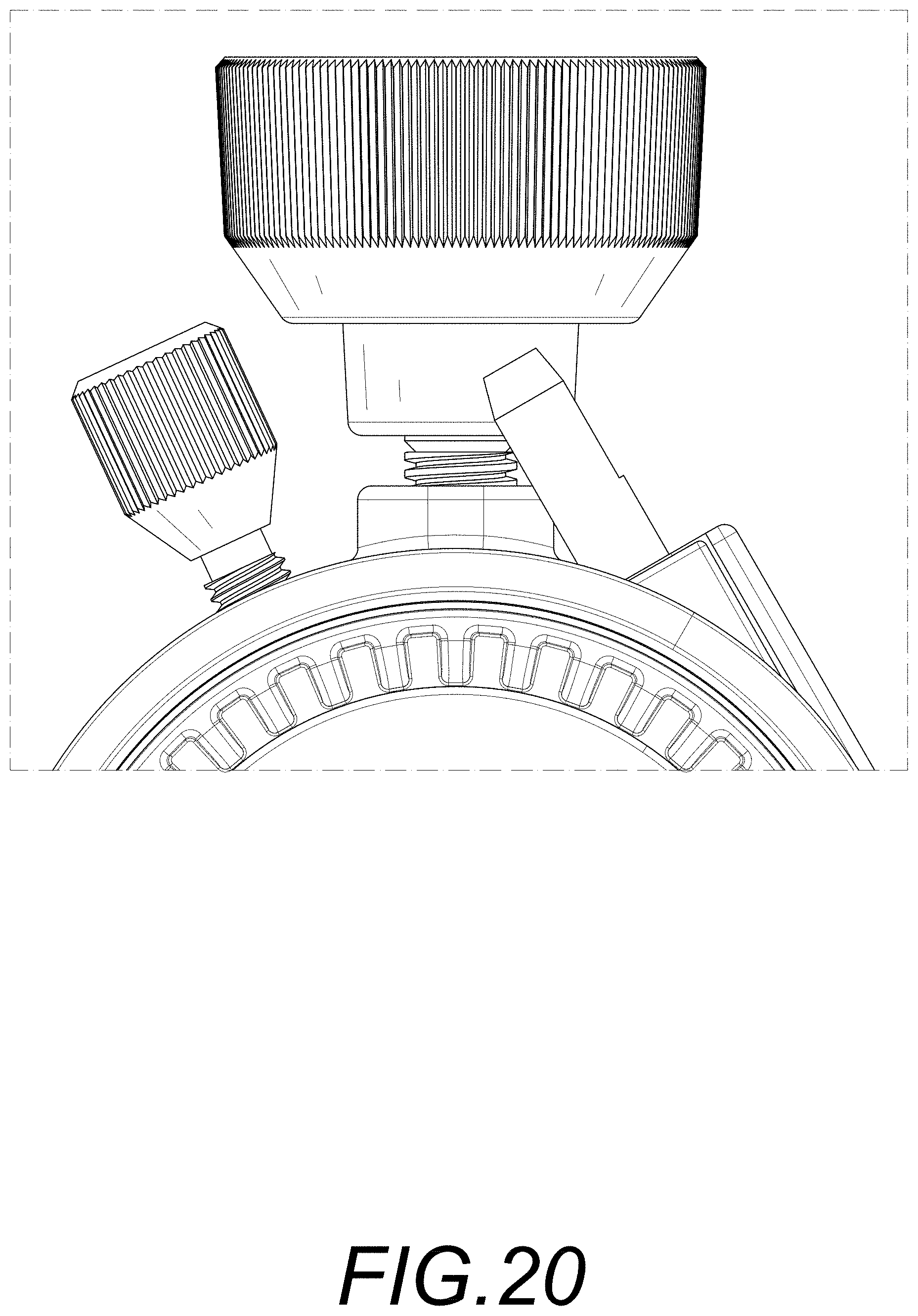 Patent USD1000496 Figure 18 – Astronomical telescope altazimuth mount
