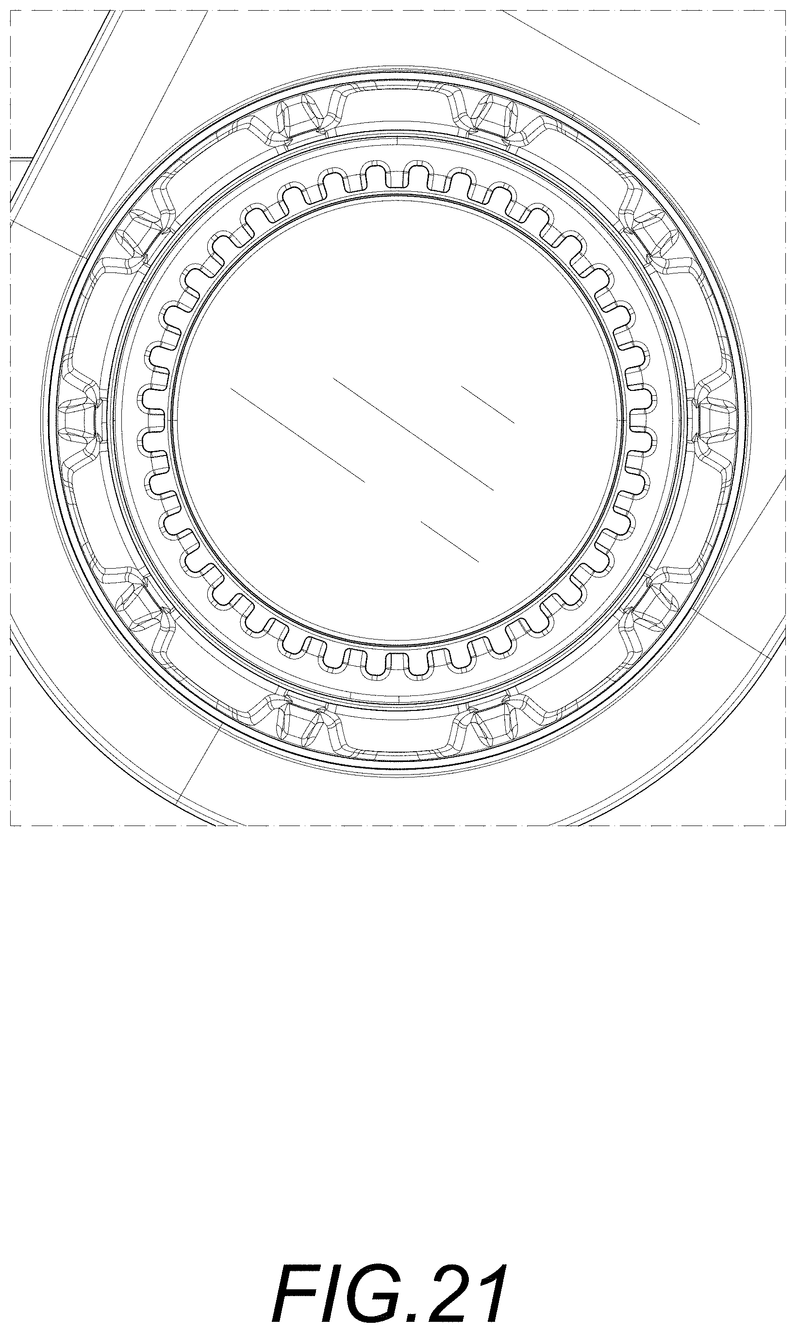 Patent USD1000496 Figure 19 – Astronomical telescope altazimuth mount