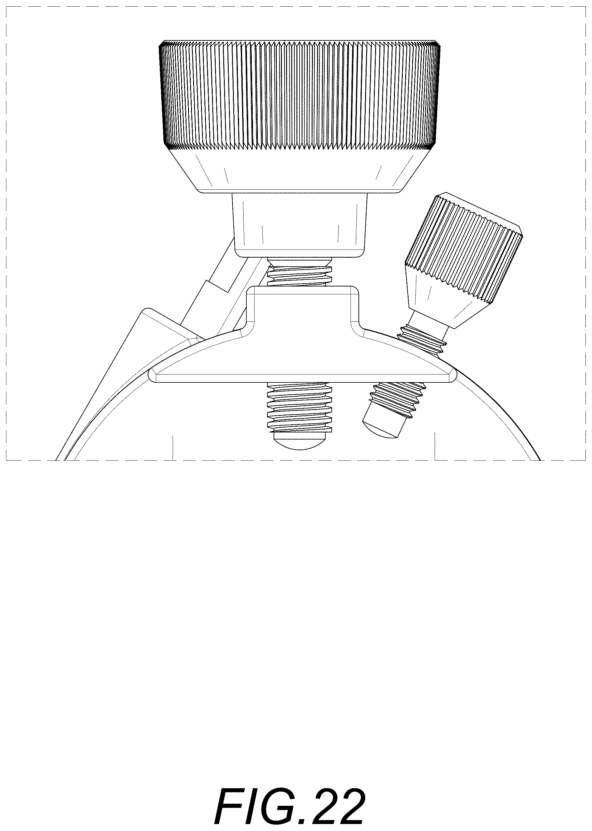 Patent USD1000496 Figure 20 – Astronomical telescope altazimuth mount