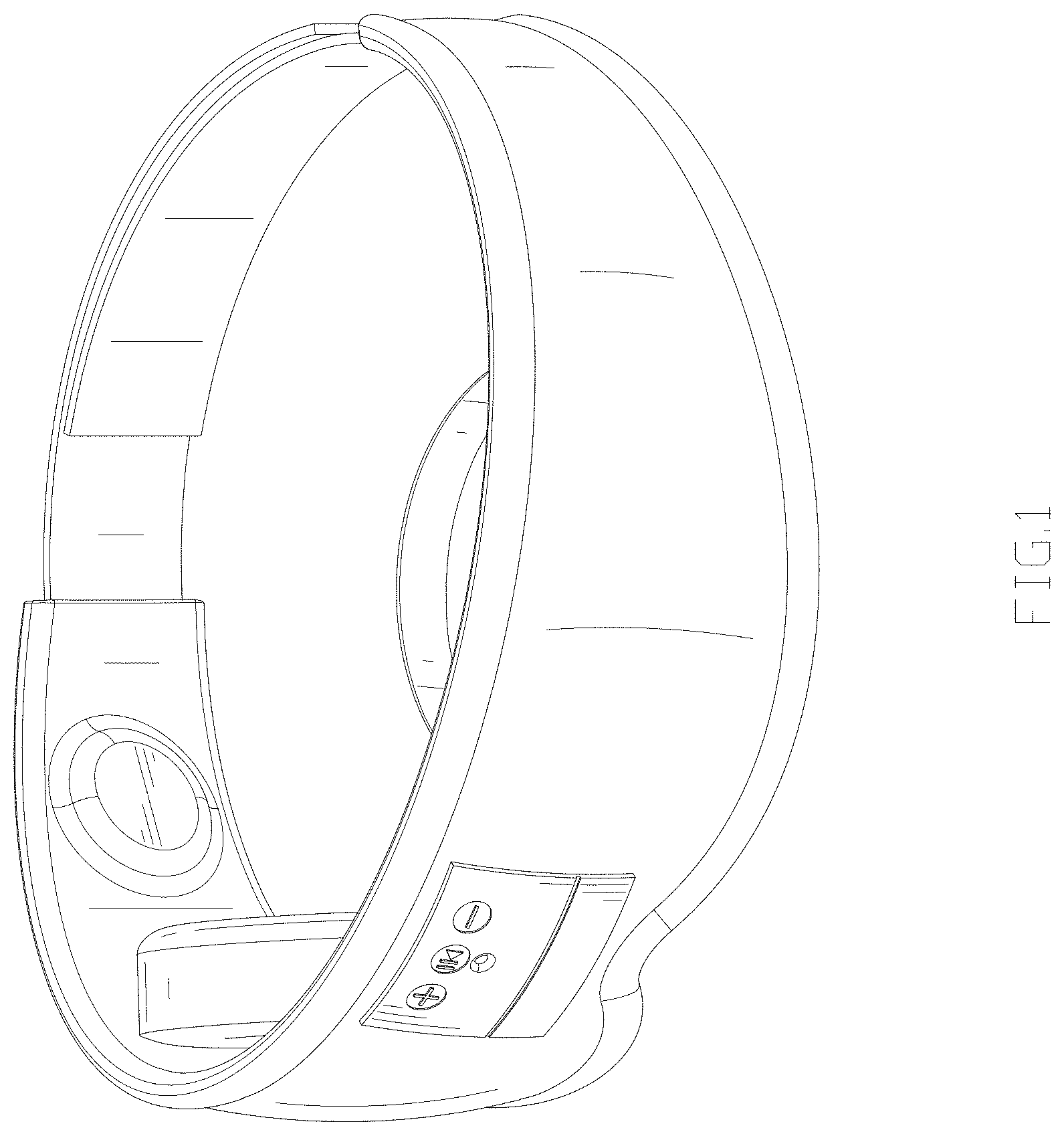 Patent USD1000505 Figure 1 – Eye mask