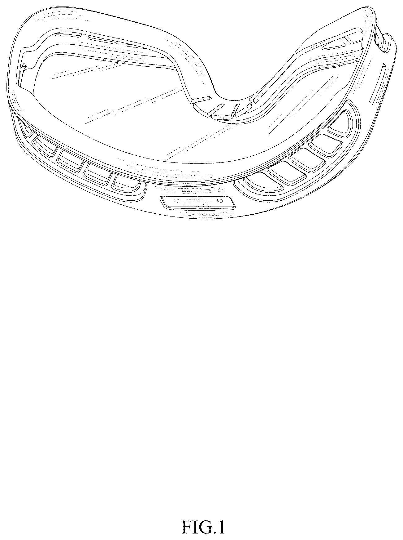 Patent USD1000506 Figure 1 – Goggle