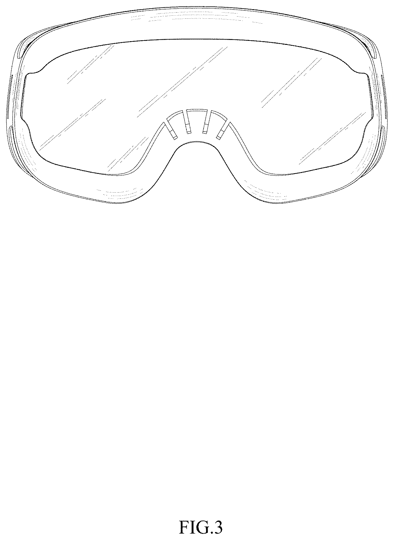 Patent USD1000506 Figure 3 – Goggle