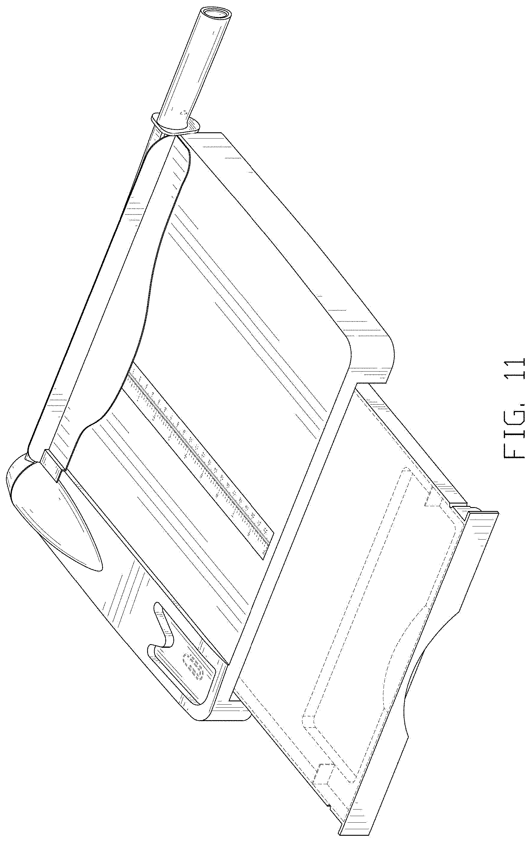 Patent USD1000514 Figure 11 – Paper cutter