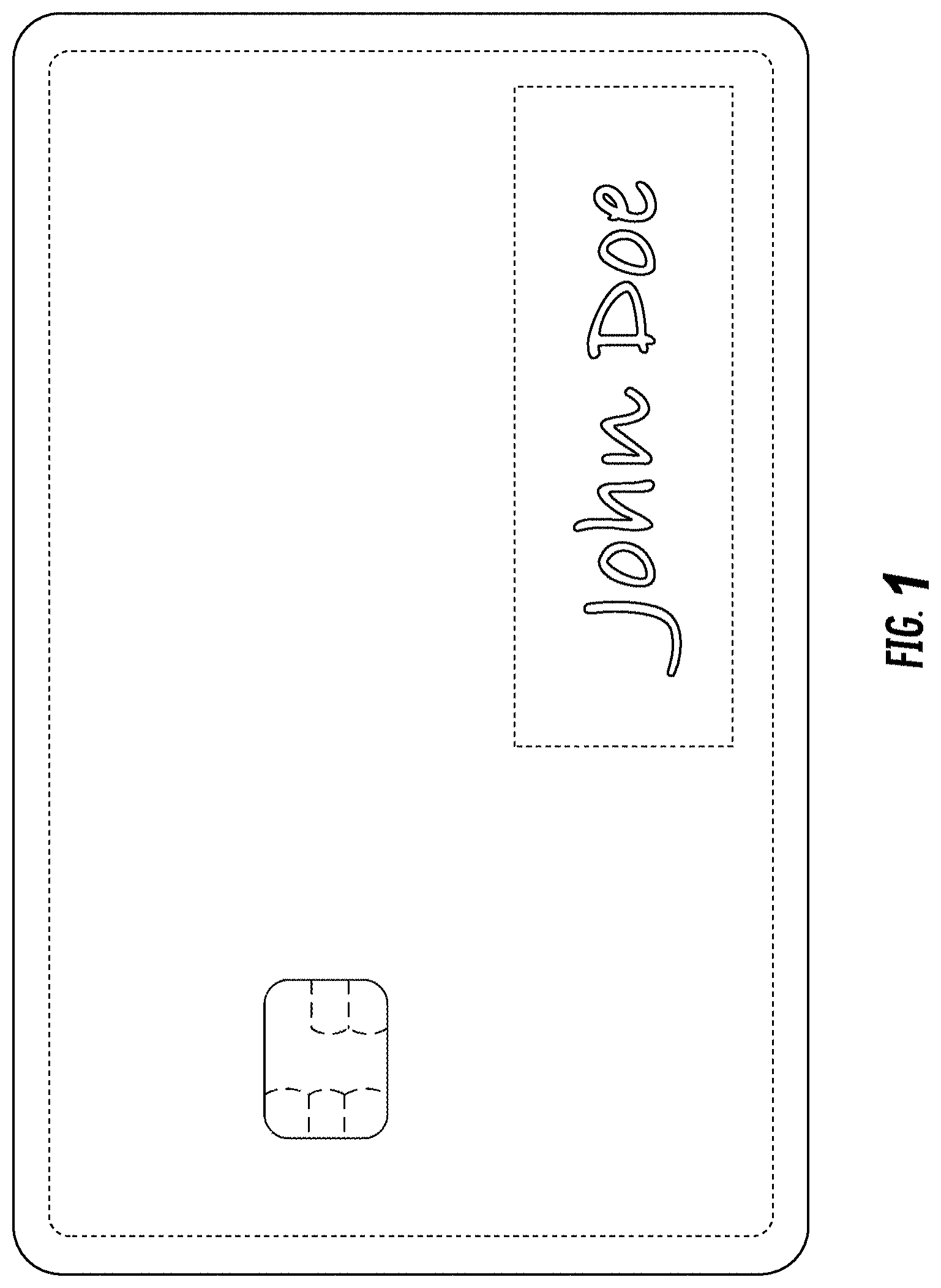 Patent USD1000515 — Payment card — Figure 1