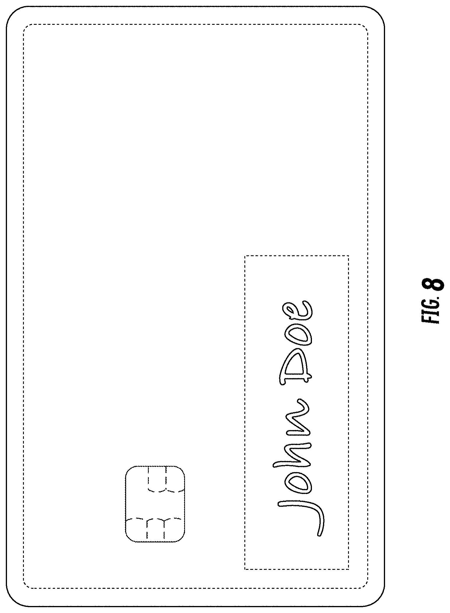 Patent USD1000515 Figure 6 – Payment card