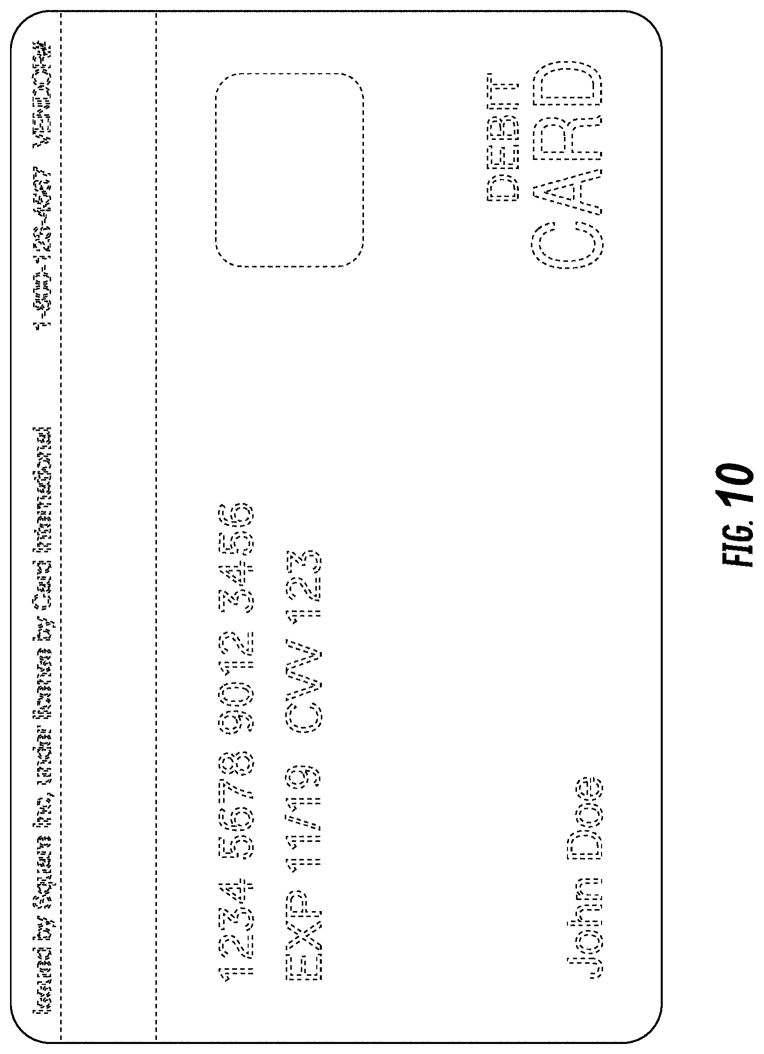 Patent USD1000515 Figure 8 – Payment card