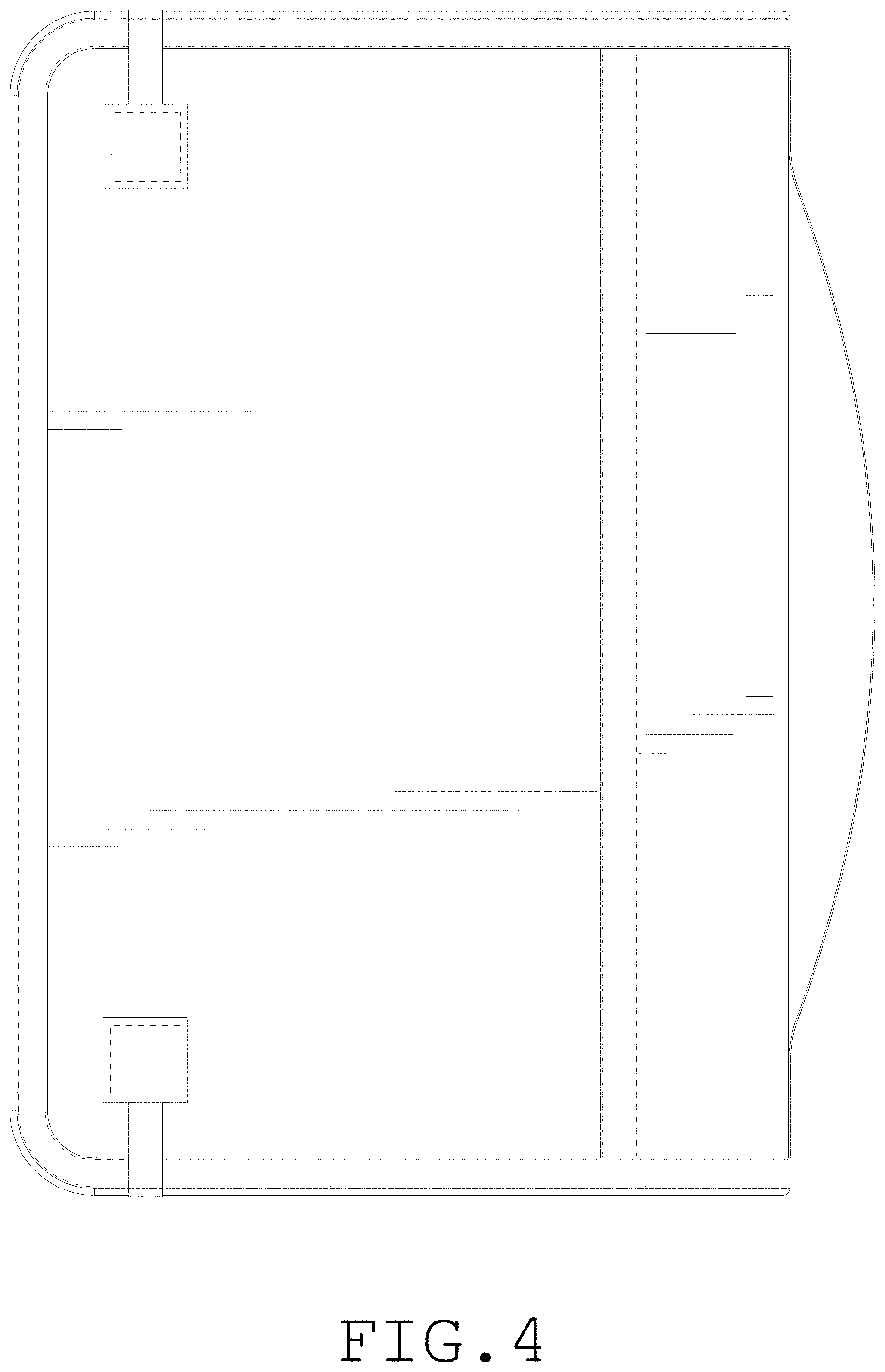 Patent USD1000517 Figure 4 – Notebook cover