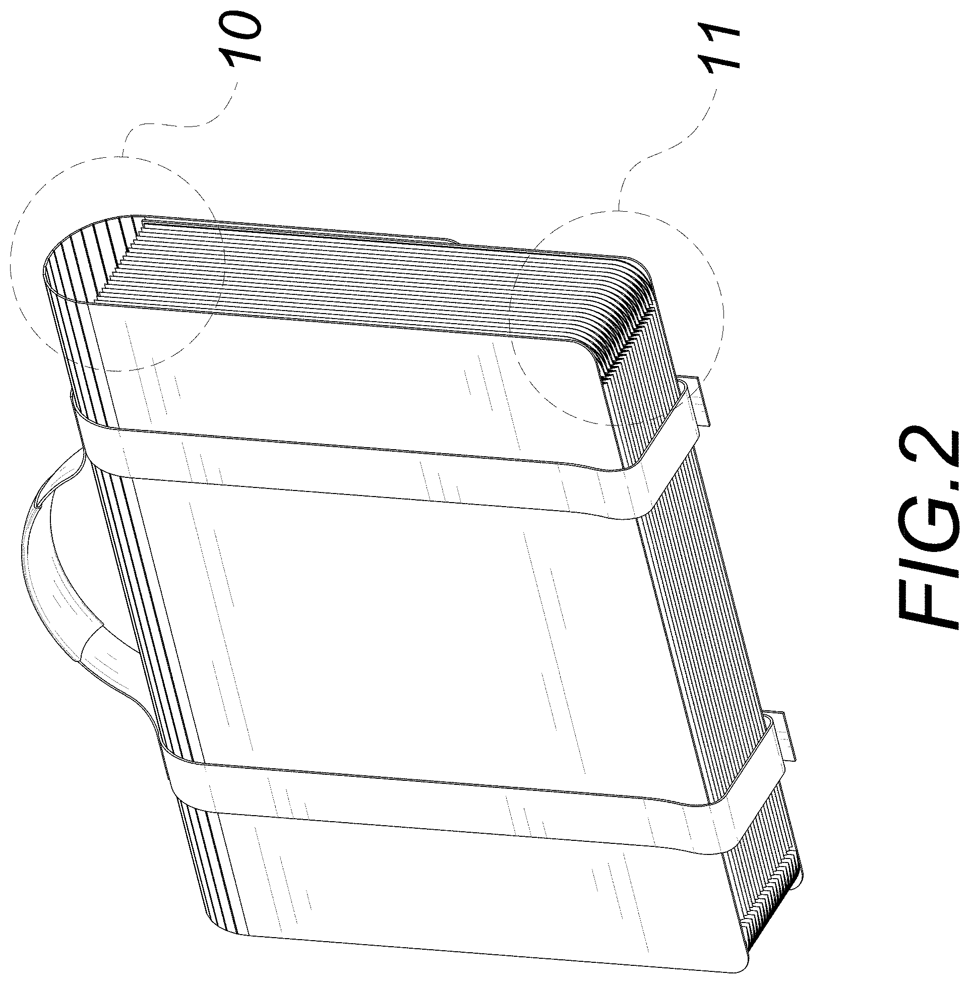 Patent USD1000518 Figure 2 – Folder