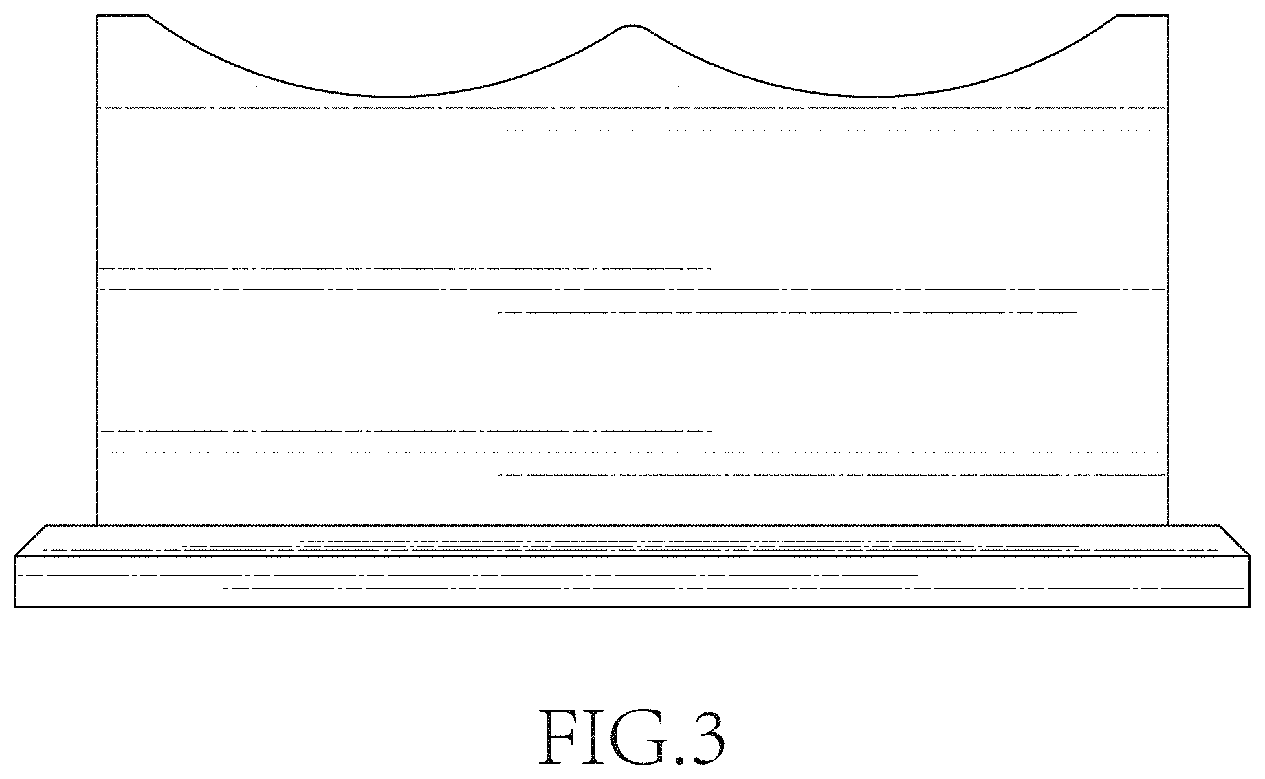 Patent USD1000519 Figure 3 – Business card holder