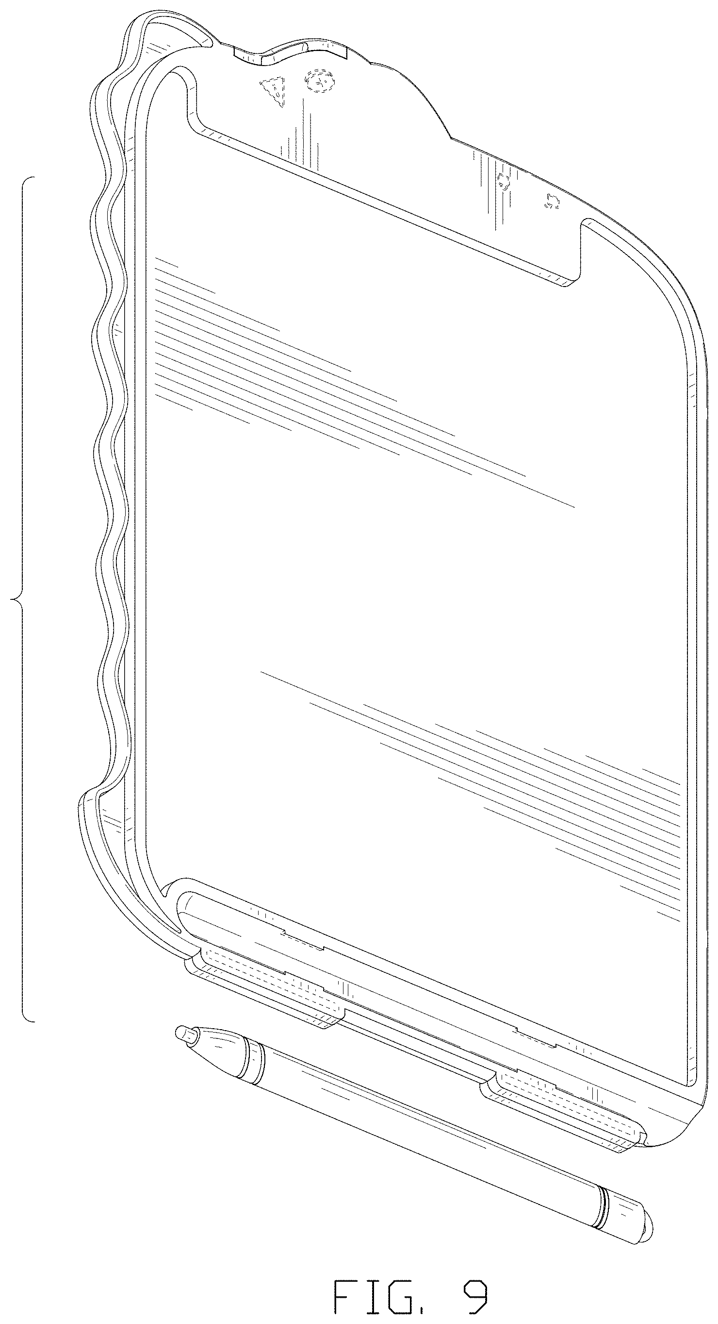 Patent USD1000520 Figure 9 – Writing board