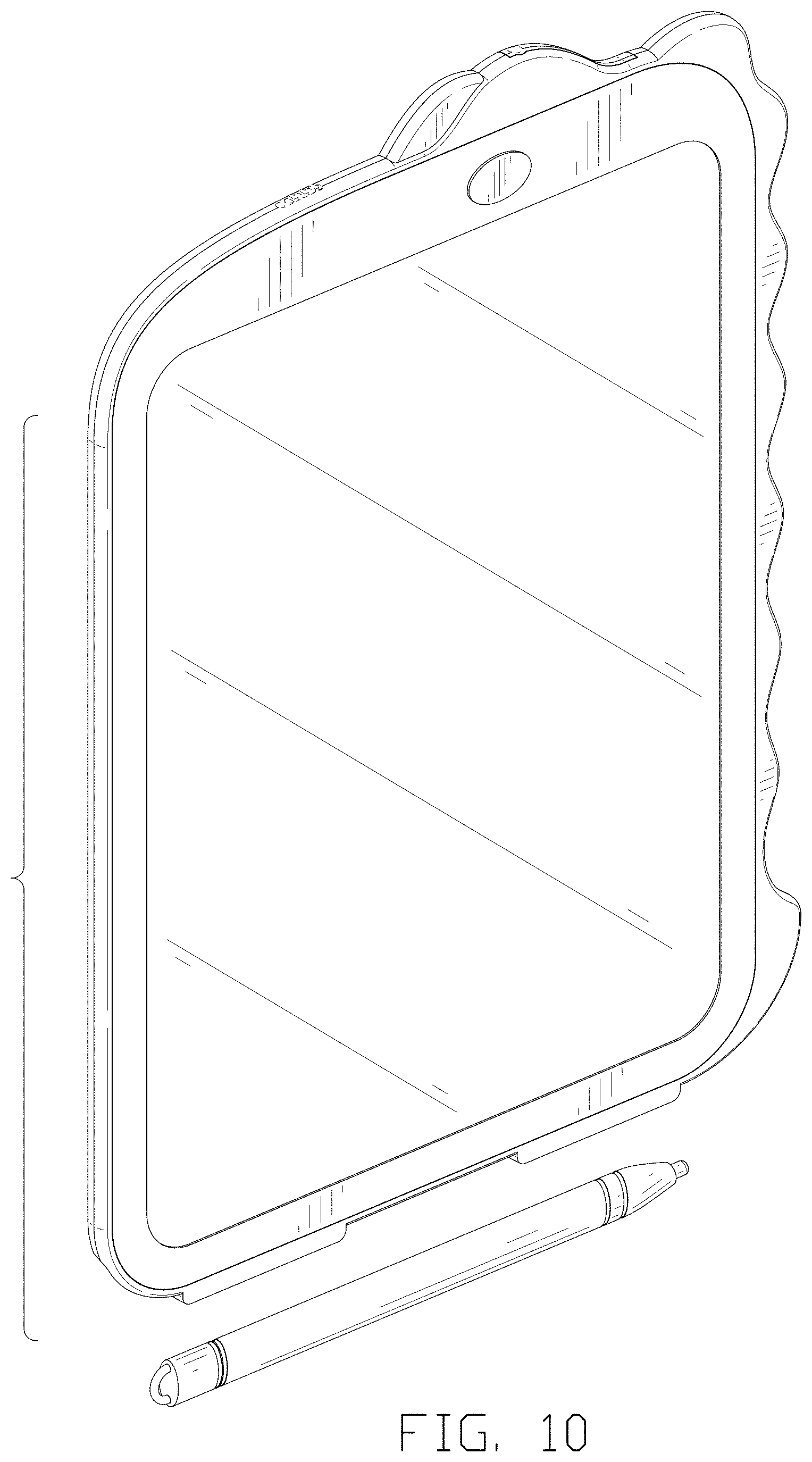 Patent USD1000520 Figure 10 – Writing board