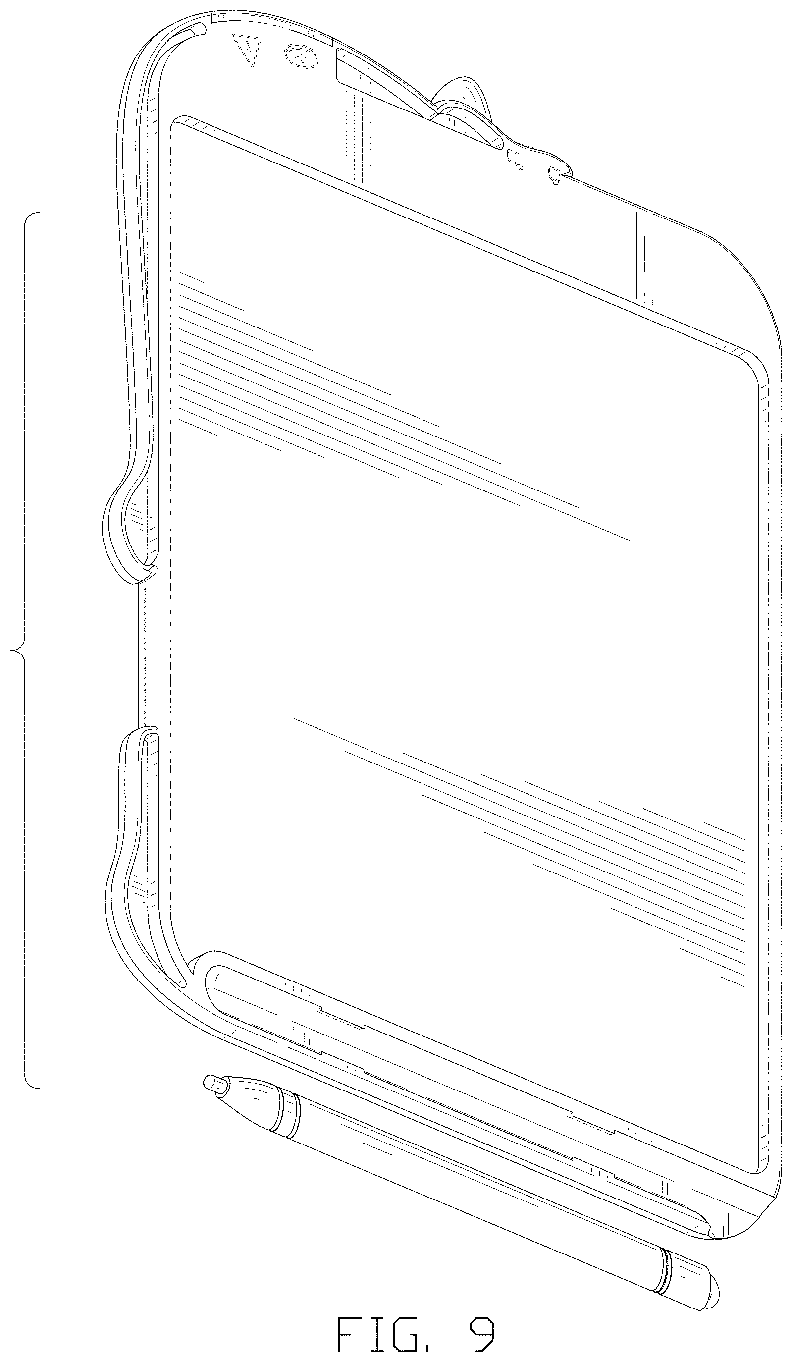Patent USD1000521 Figure 9 – Writing board