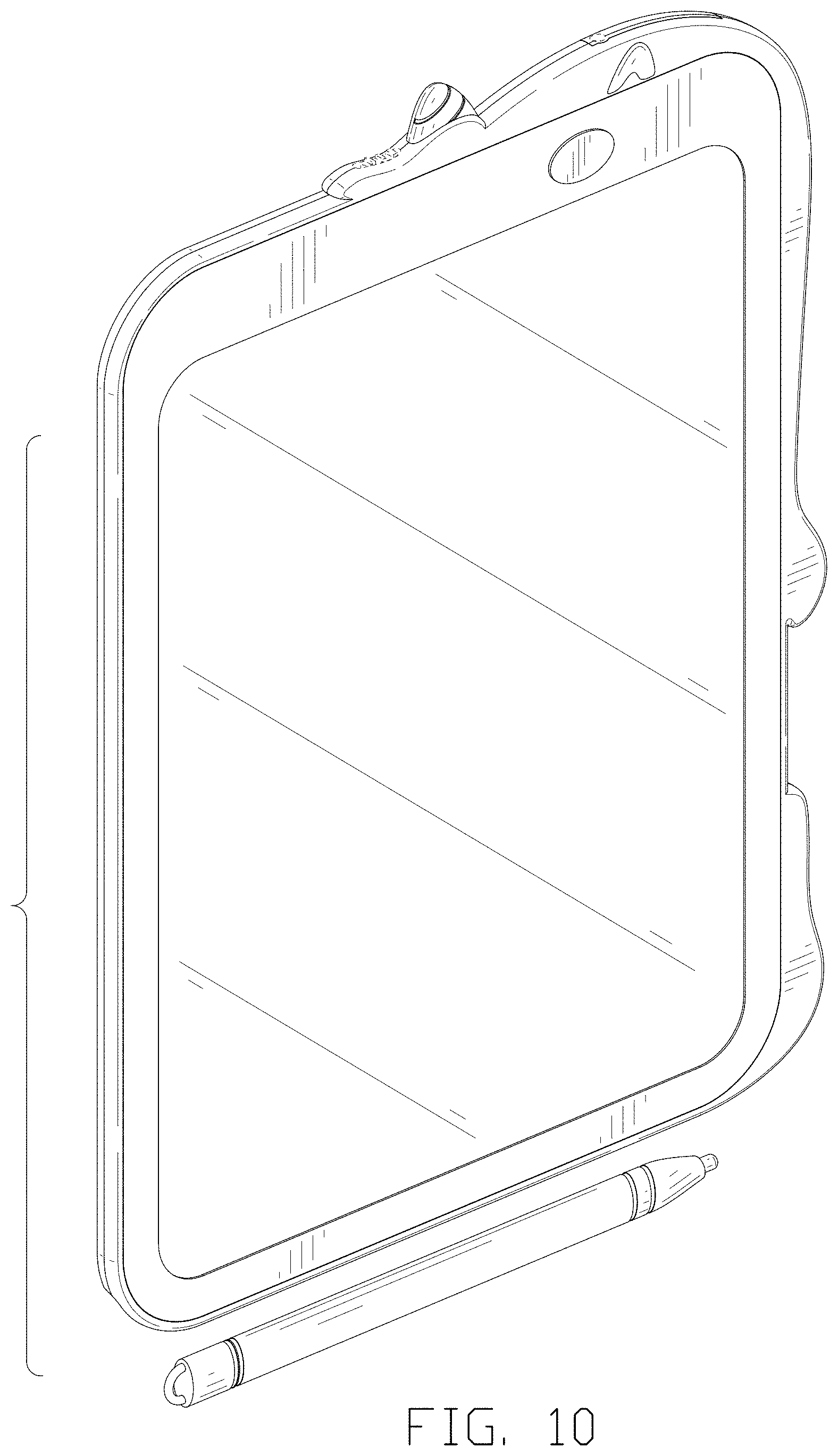Patent USD1000521 Figure 10 – Writing board