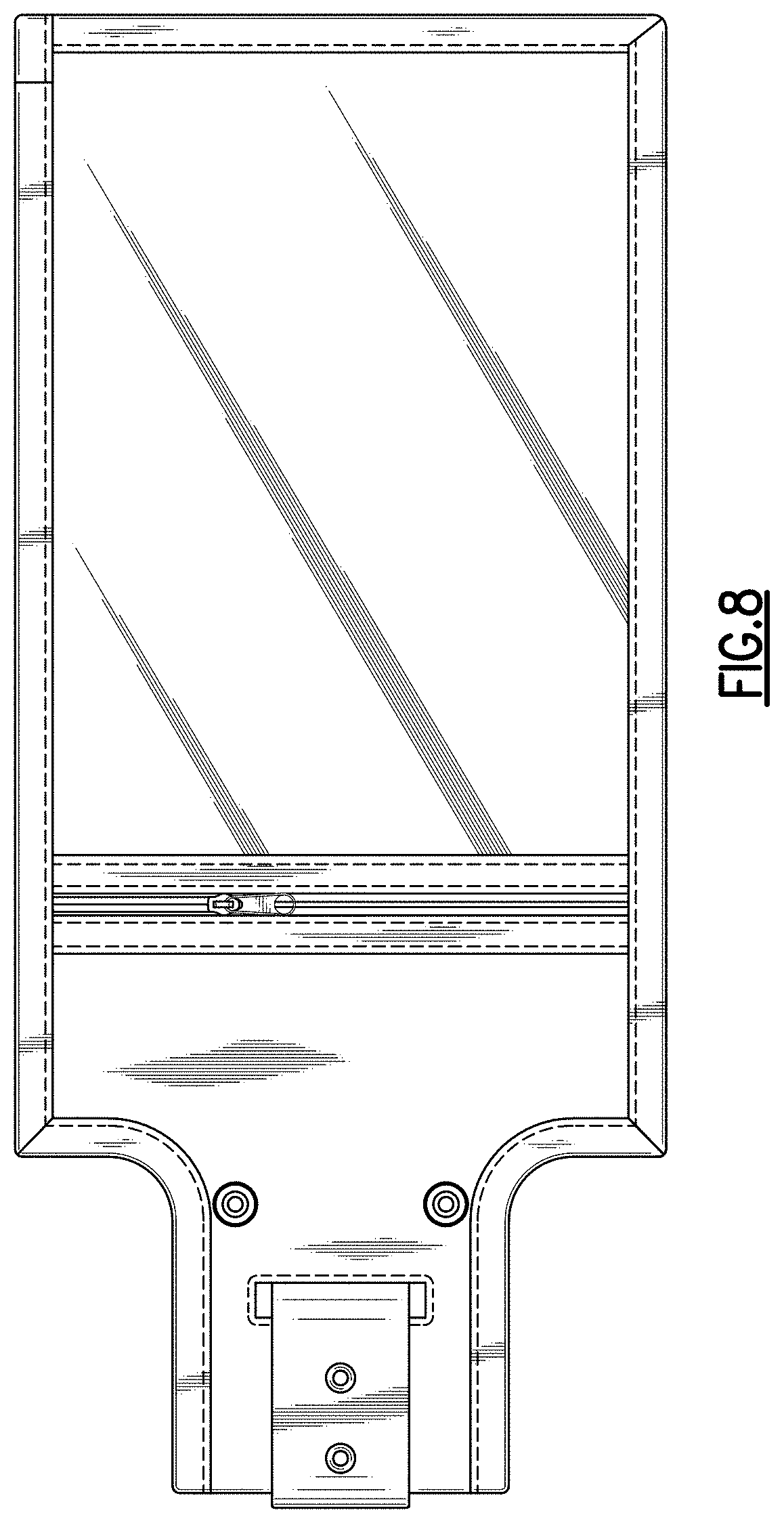 Patent USD1000523 Figure 4 – Re-usable shipping tag for baggage