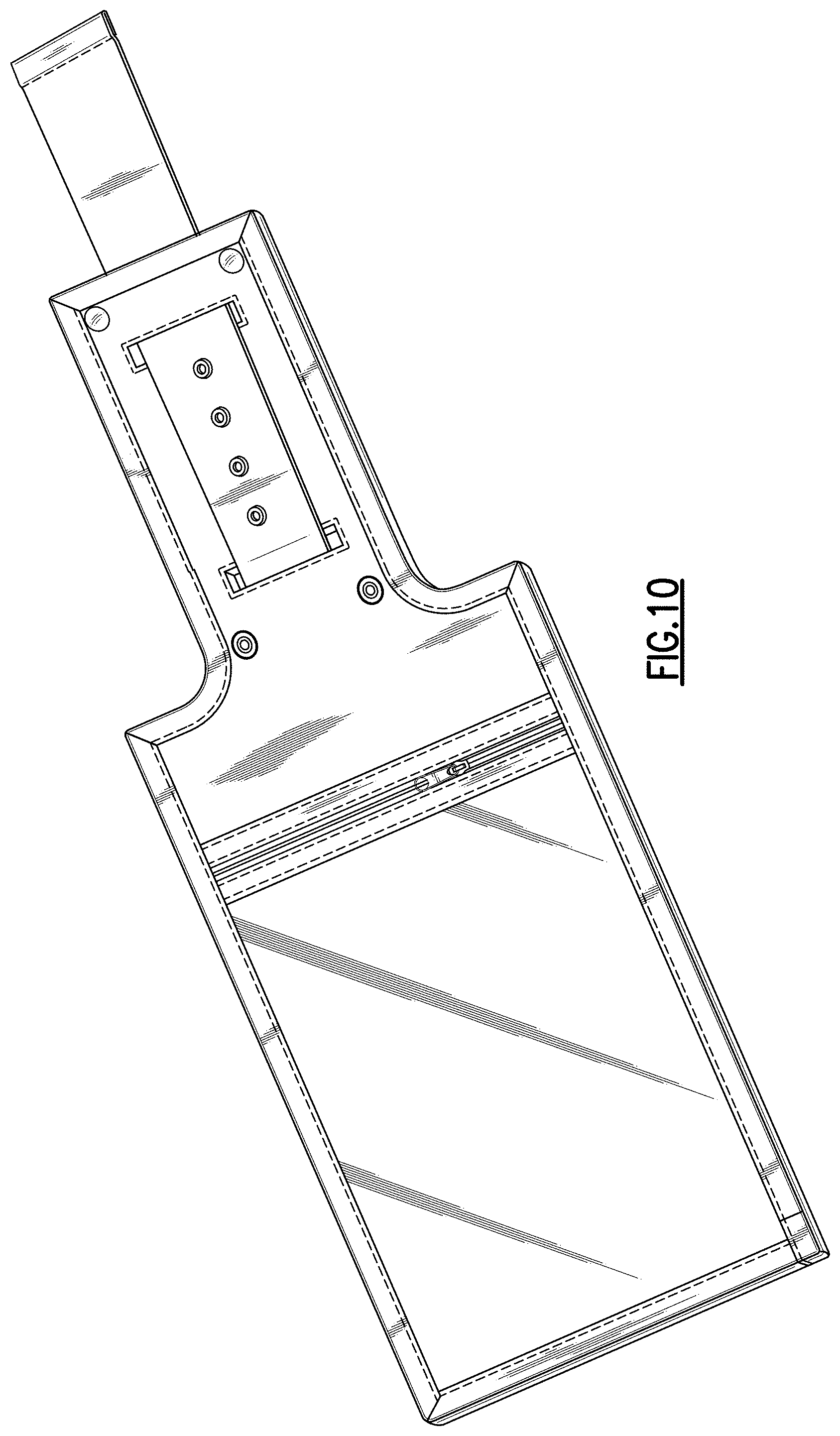 Patent USD1000523 Figure 6 – Re-usable shipping tag for baggage