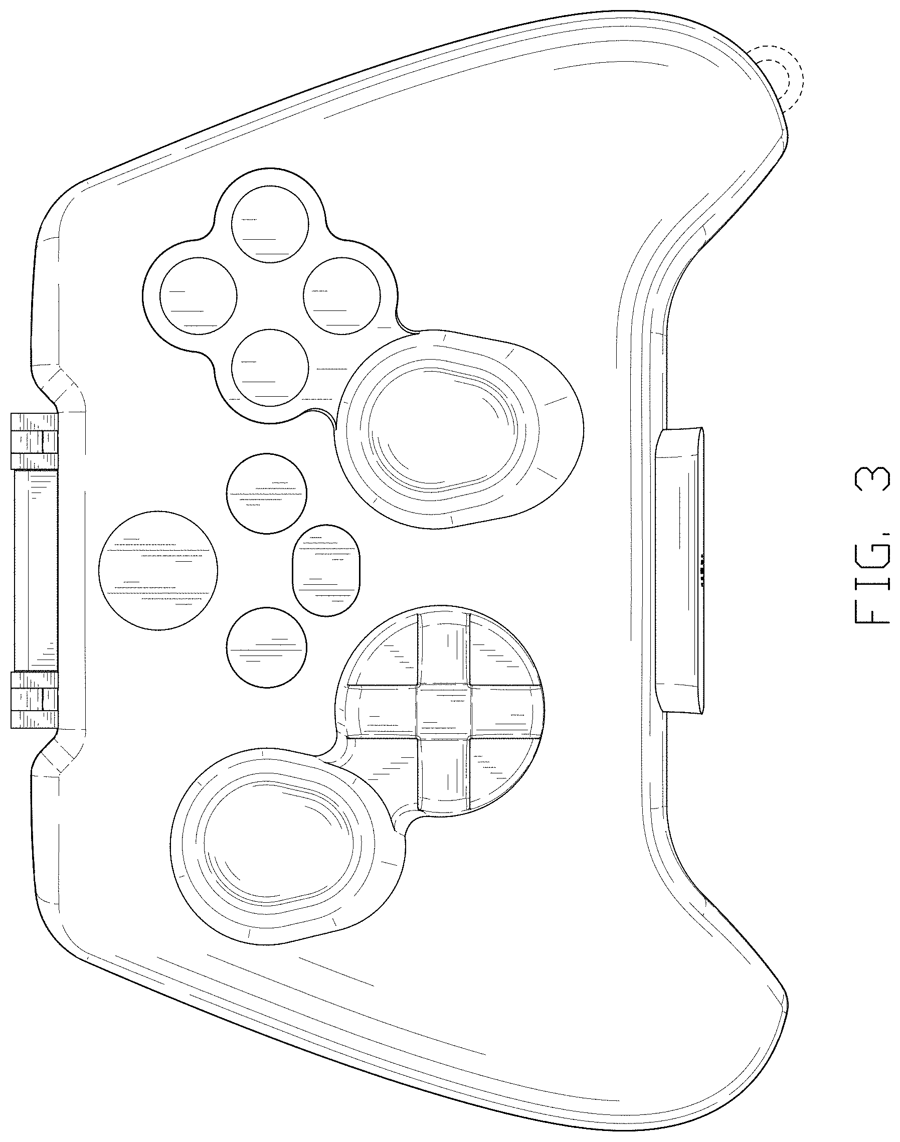 Patent USD1000524 Figure 3 – Game controller