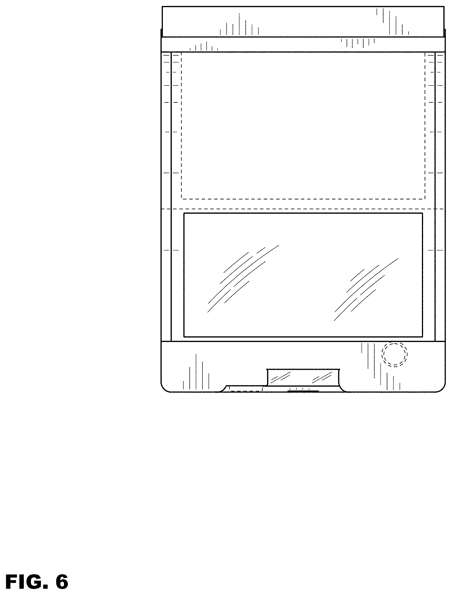 Patent USD1000526 Figure 6 – Gaming machine