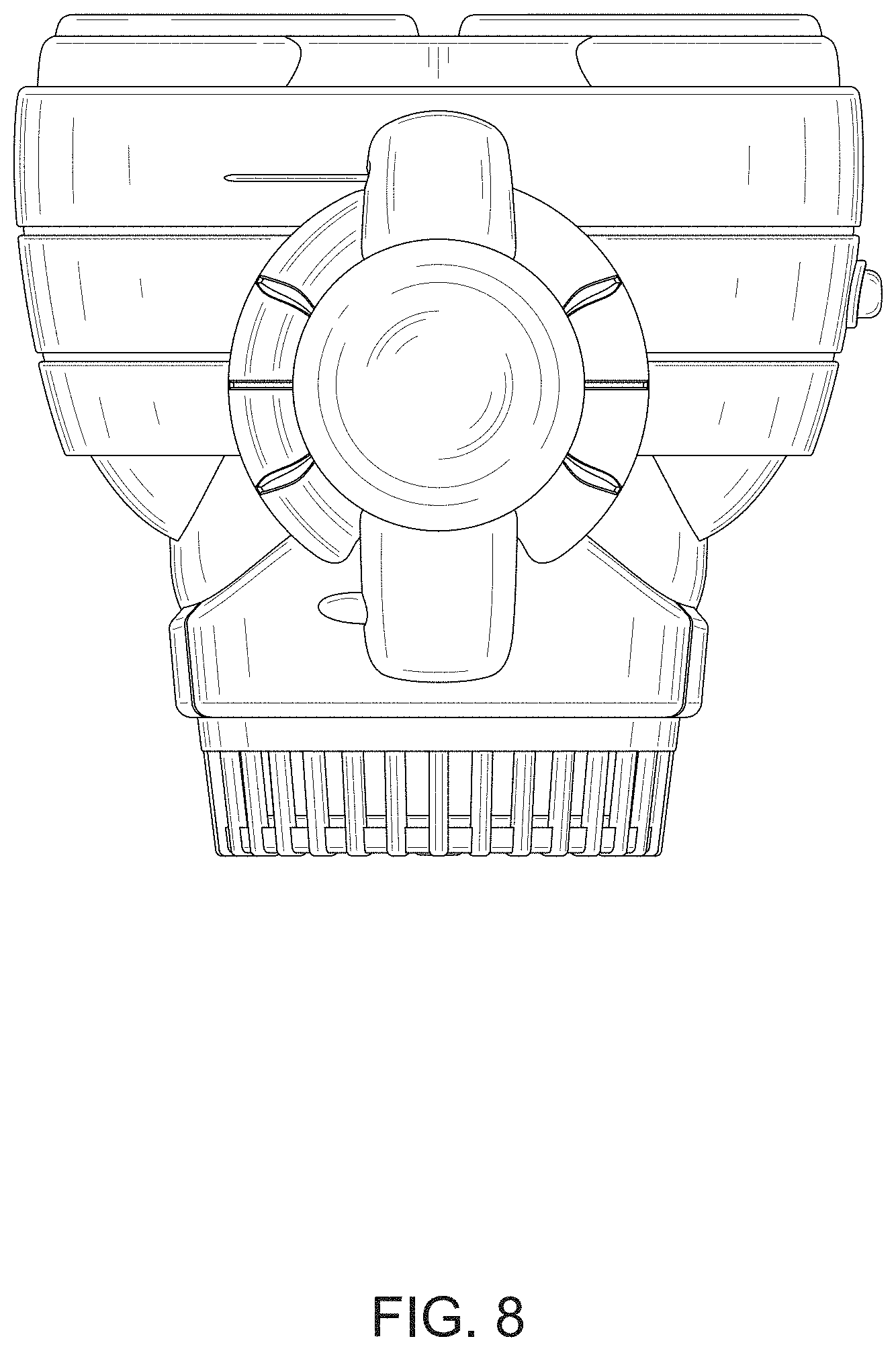 Patent USD1000527 Figure 8 – Bubble blower