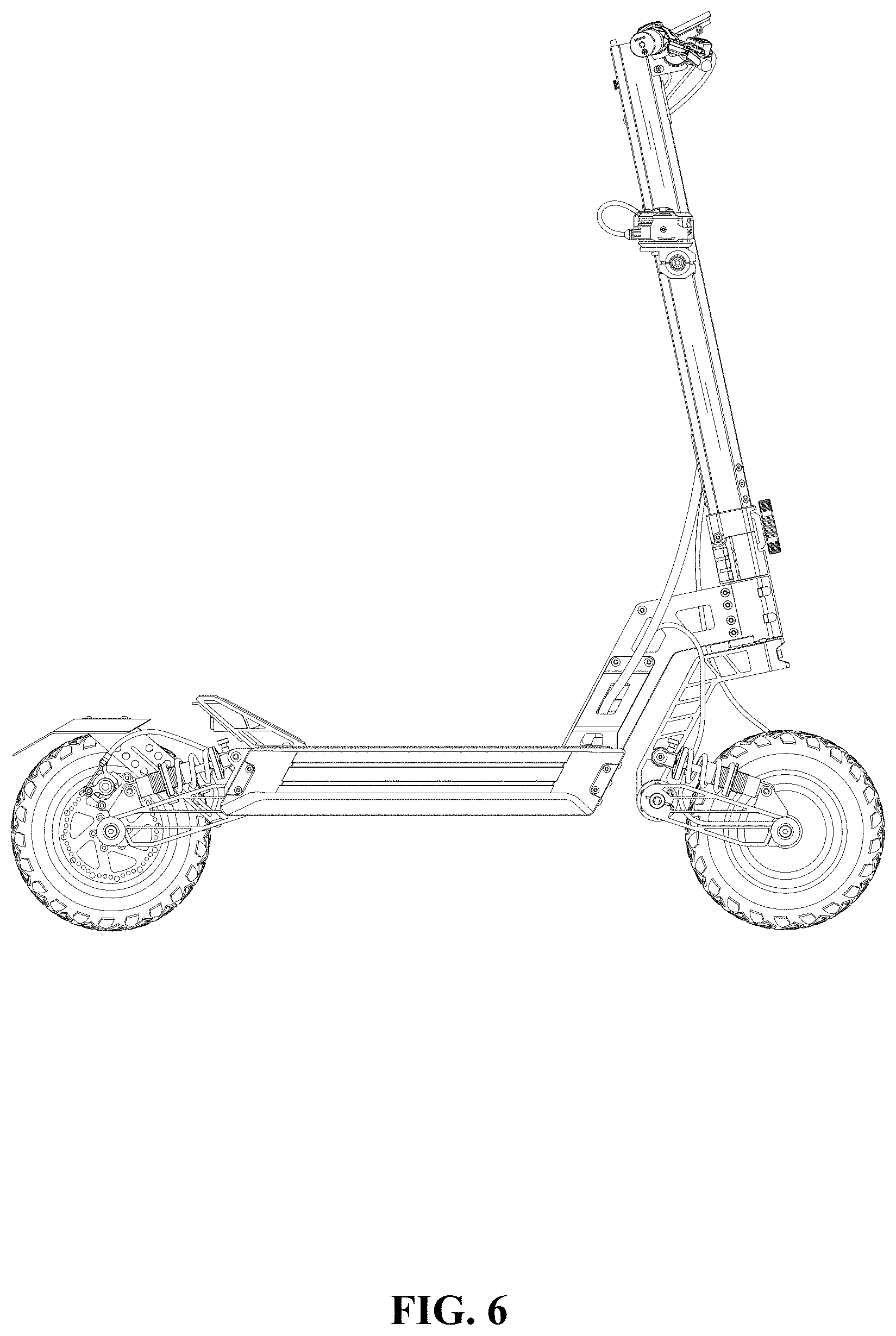 Patent USD1000528 Figure 6 – Multifunctional off-road scooter