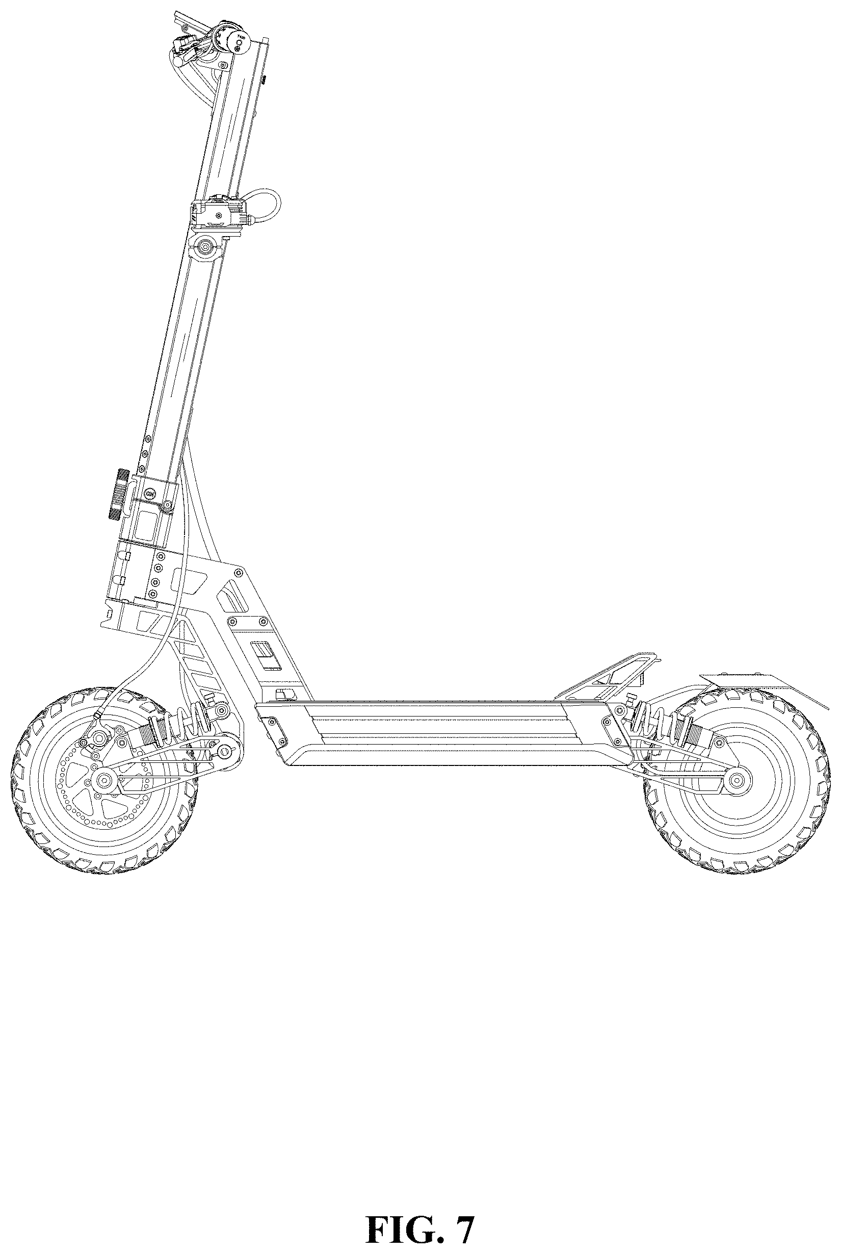 Patent USD1000528 Figure 7 – Multifunctional off-road scooter