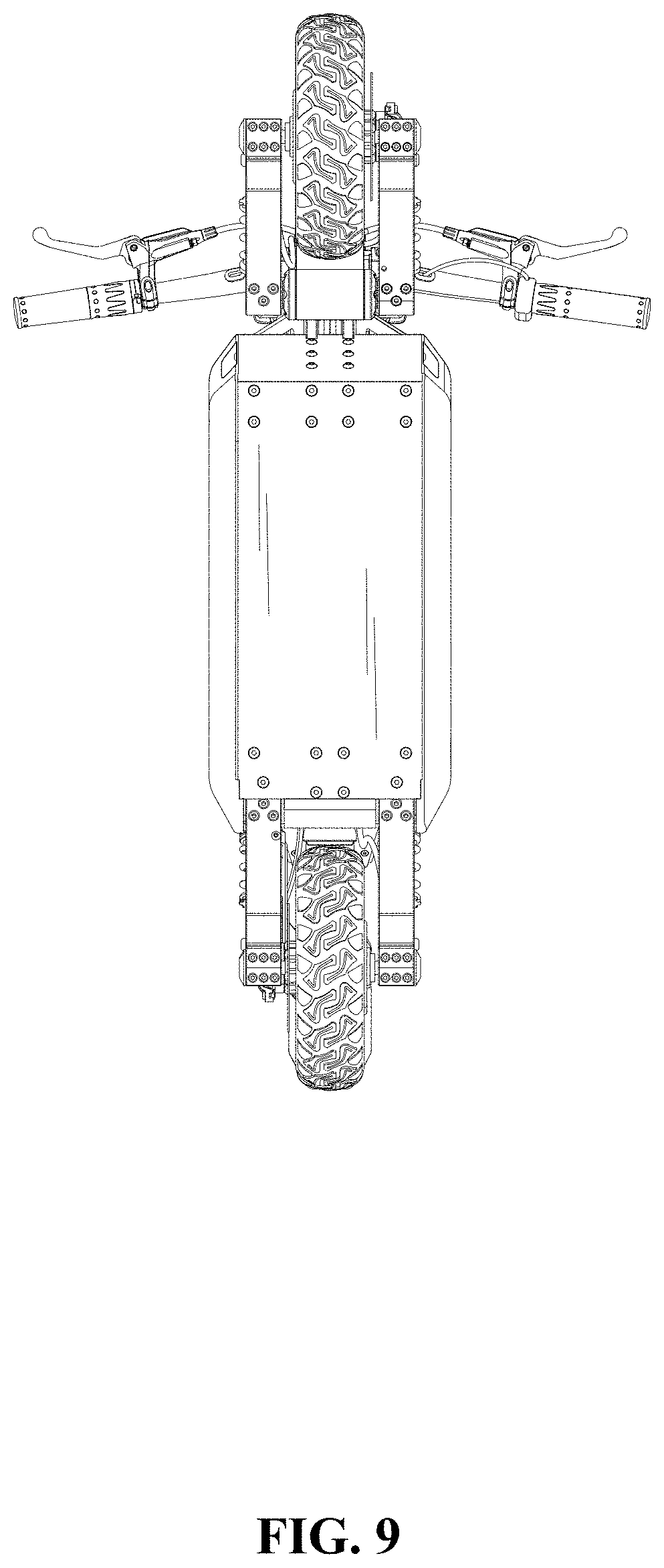 Patent USD1000528 Figure 9 – Multifunctional off-road scooter