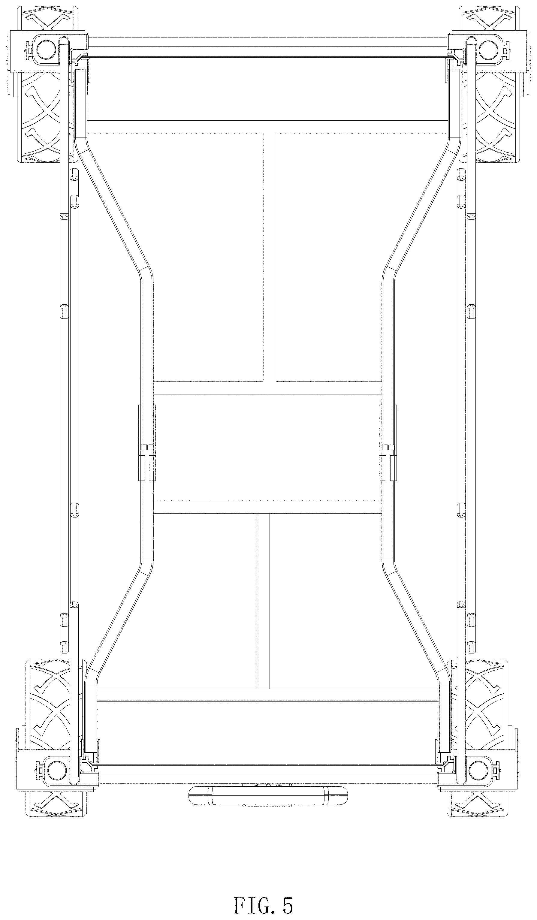Patent USD1000530 Figure 5 – Camp cart