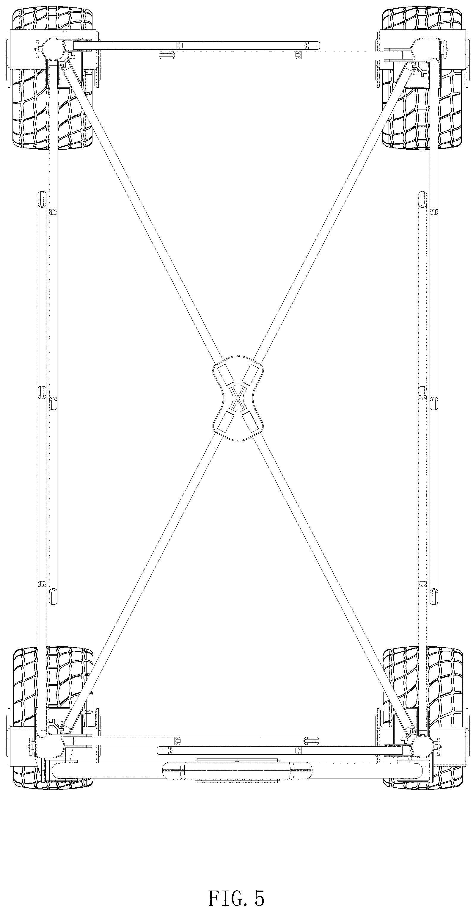 Patent USD1000532 Figure 5 – Camp cart