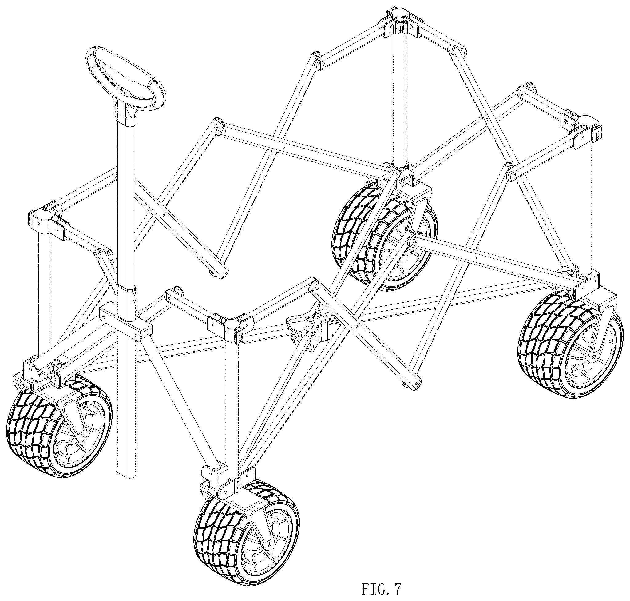 Patent USD1000532 Figure 7 – Camp cart