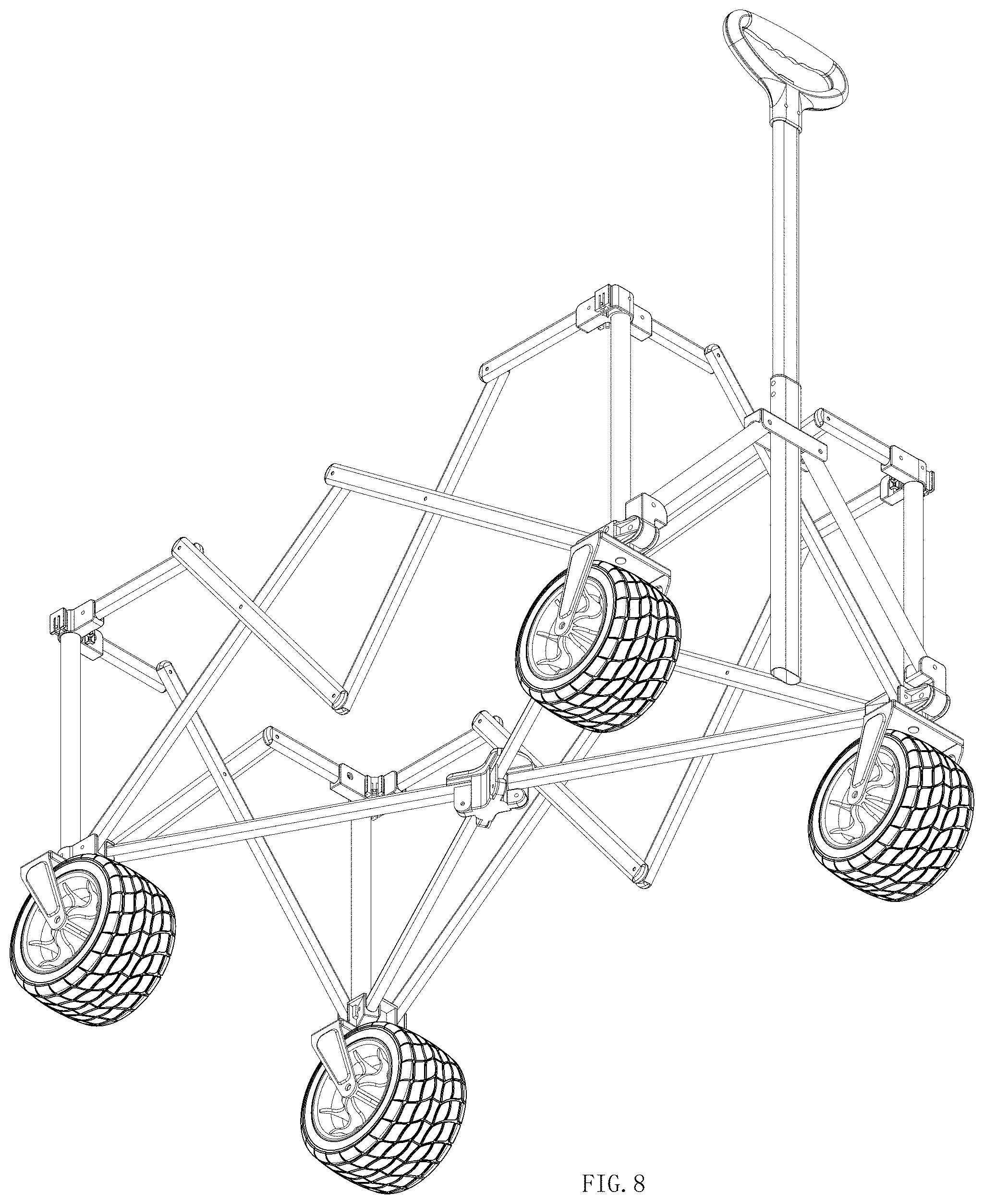 Patent USD1000532 Figure 8 – Camp cart