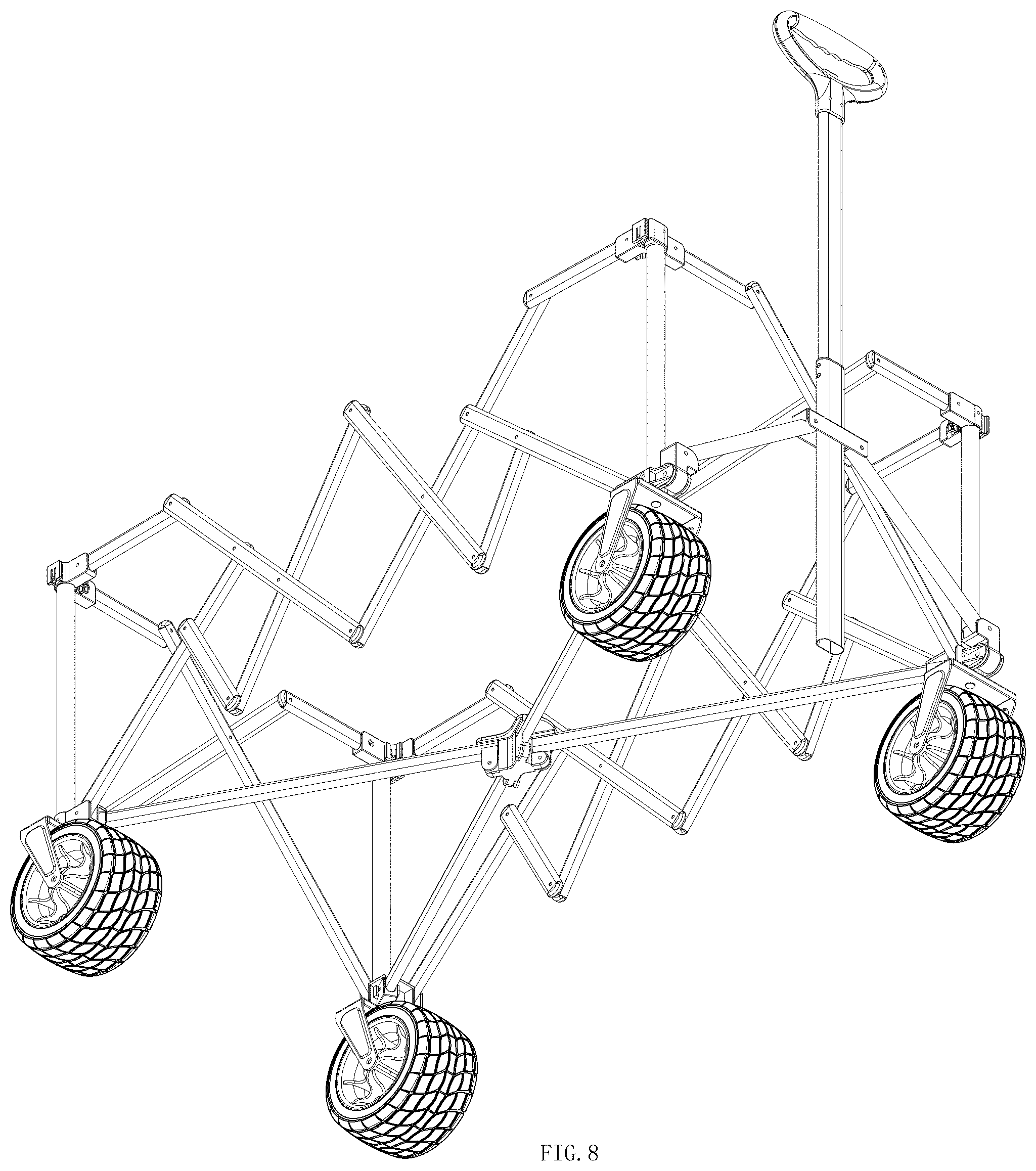 Patent USD1000533 Figure 8 – Camp cart