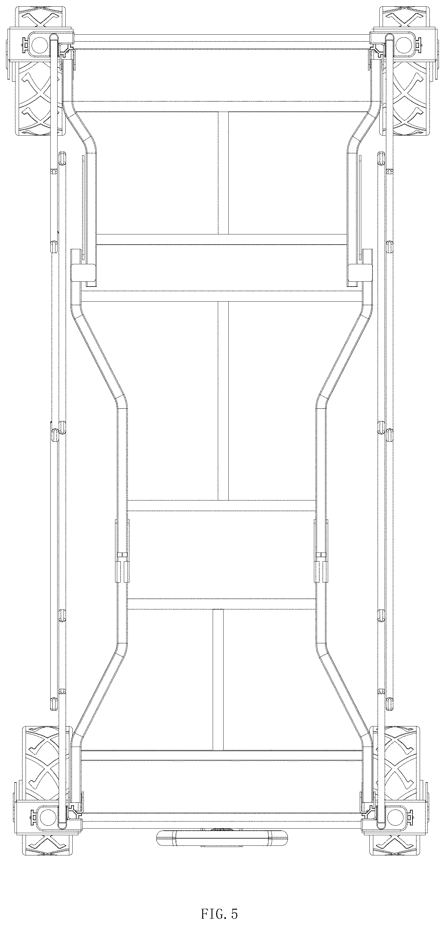 Patent USD1000534 Figure 5 – Camp cart
