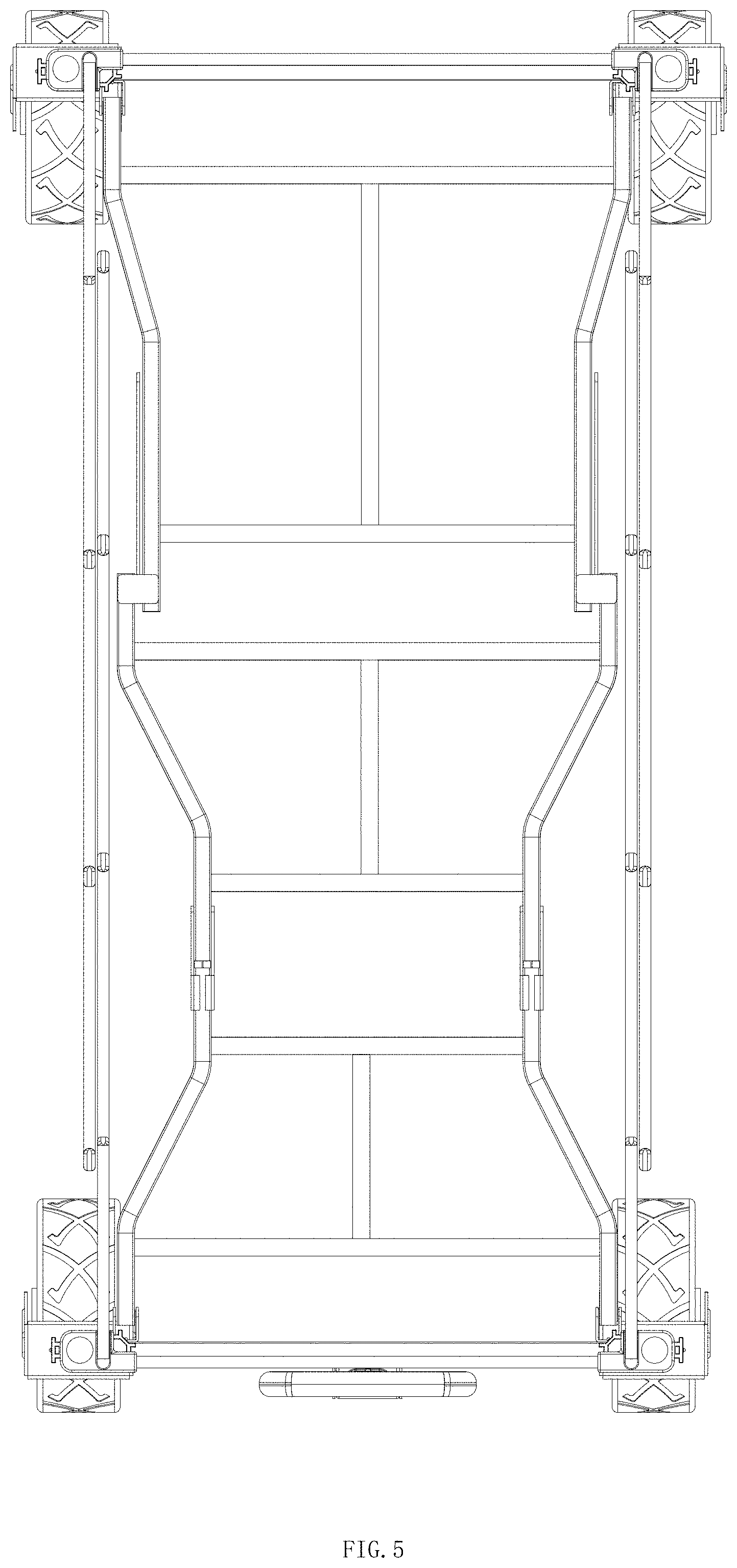 Patent USD1000535 Figure 5 – Camp cart