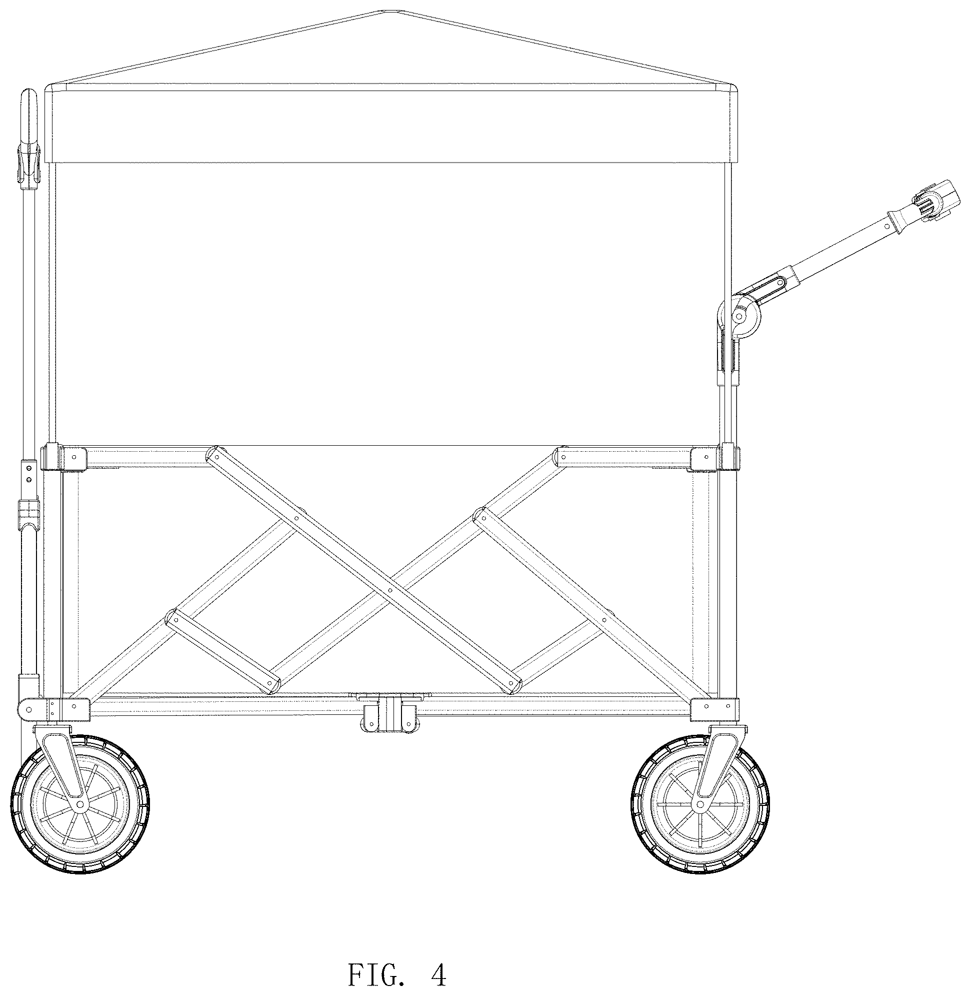 Patent USD1000536 Figure 4 – Camp cart