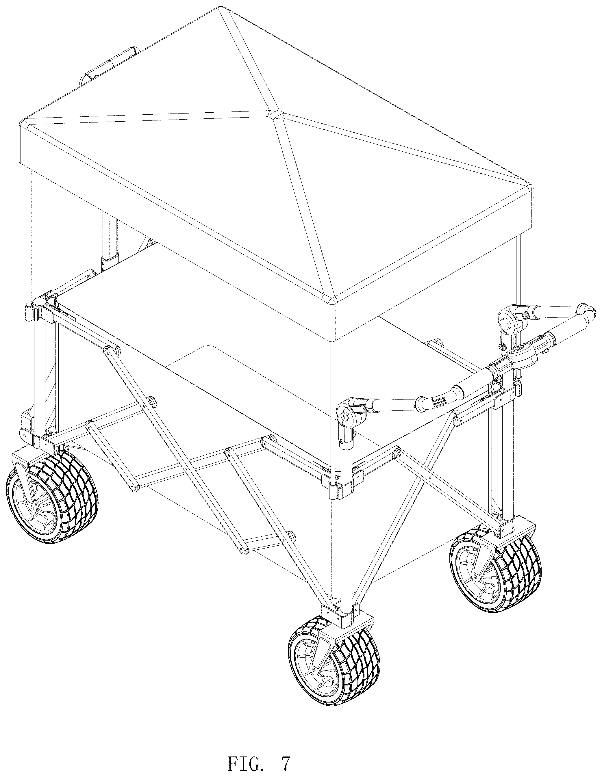 Patent USD1000536 Figure 7 – Camp cart
