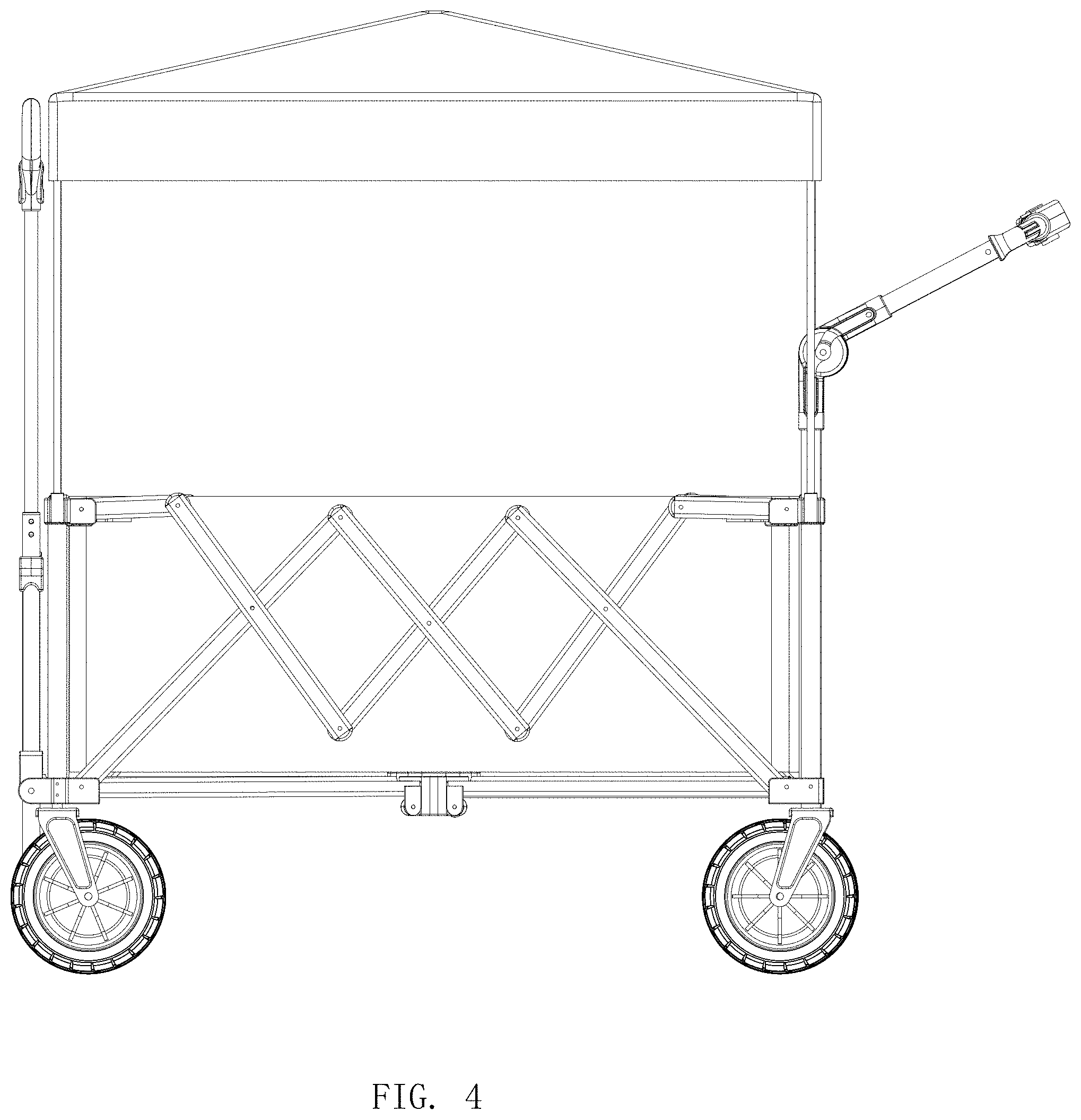 Patent USD1000537 Figure 4 – Camp cart