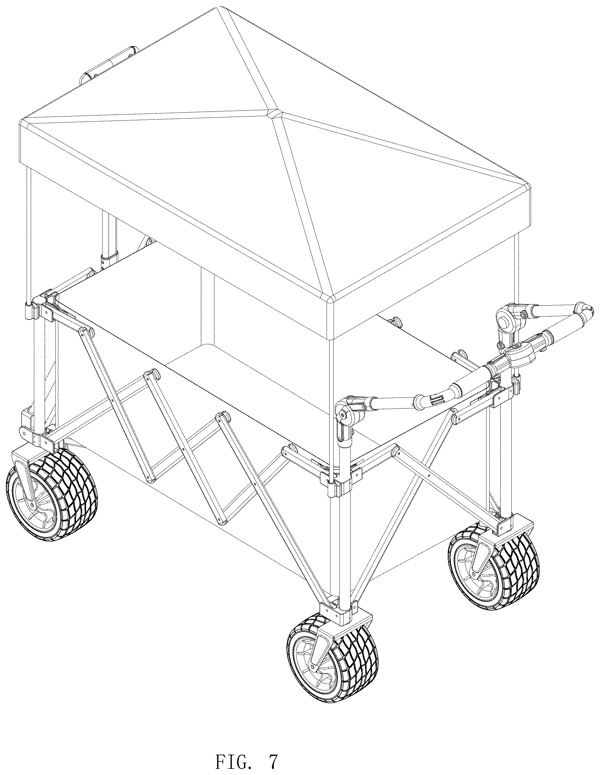 Patent USD1000537 Figure 7 – Camp cart