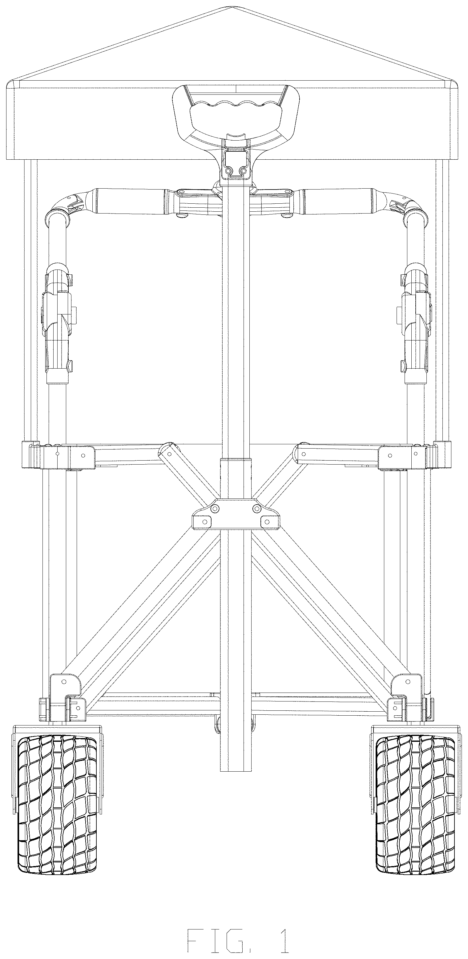 Patent USD1000538 Figure 1 – Camp cart